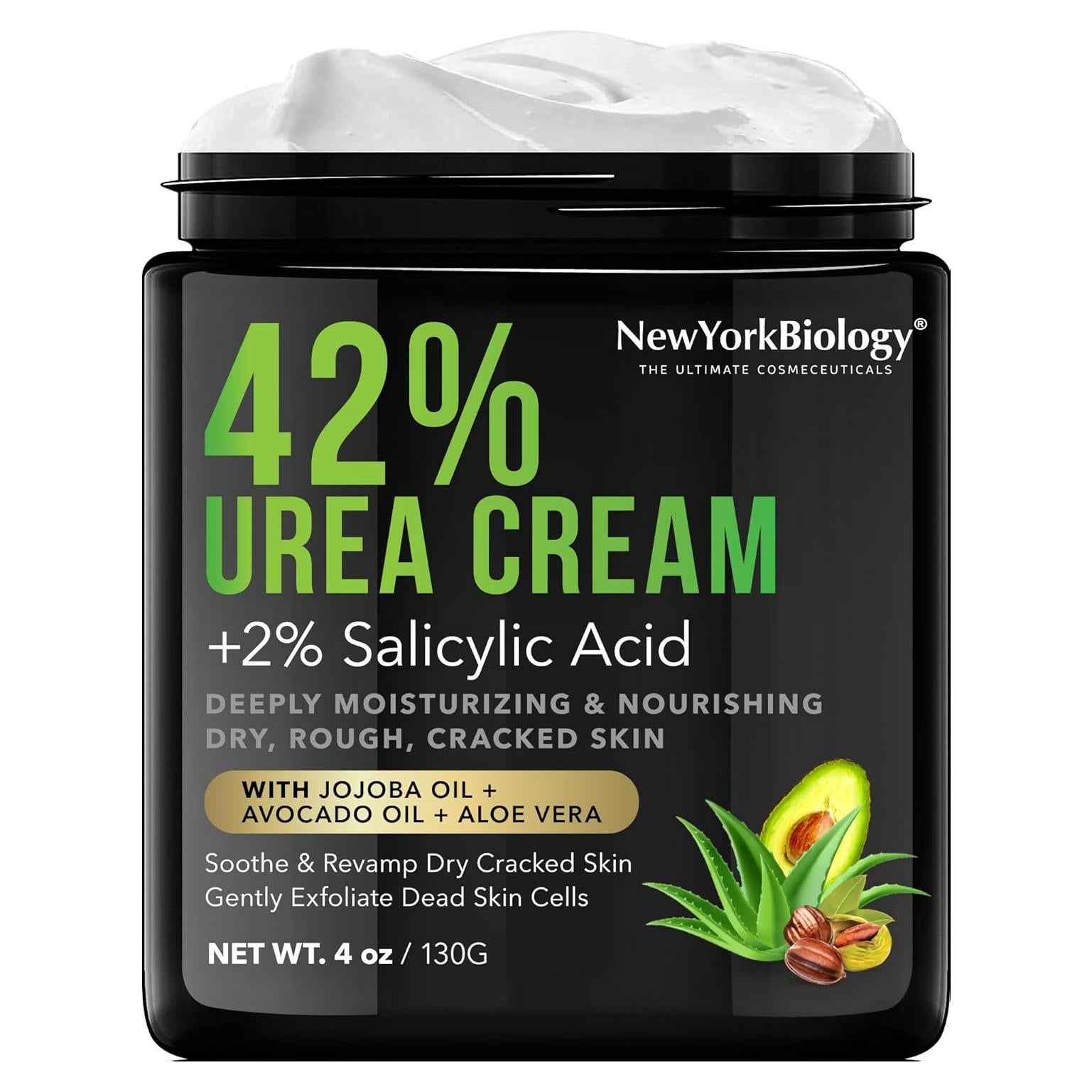 Crema de Urea 42% New York Biology para Pies Secos 113.4 g
