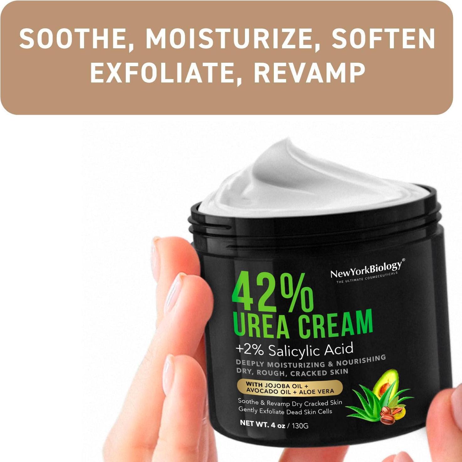 Crema de Urea 42% New York Biology para Pies Secos 113.4 g