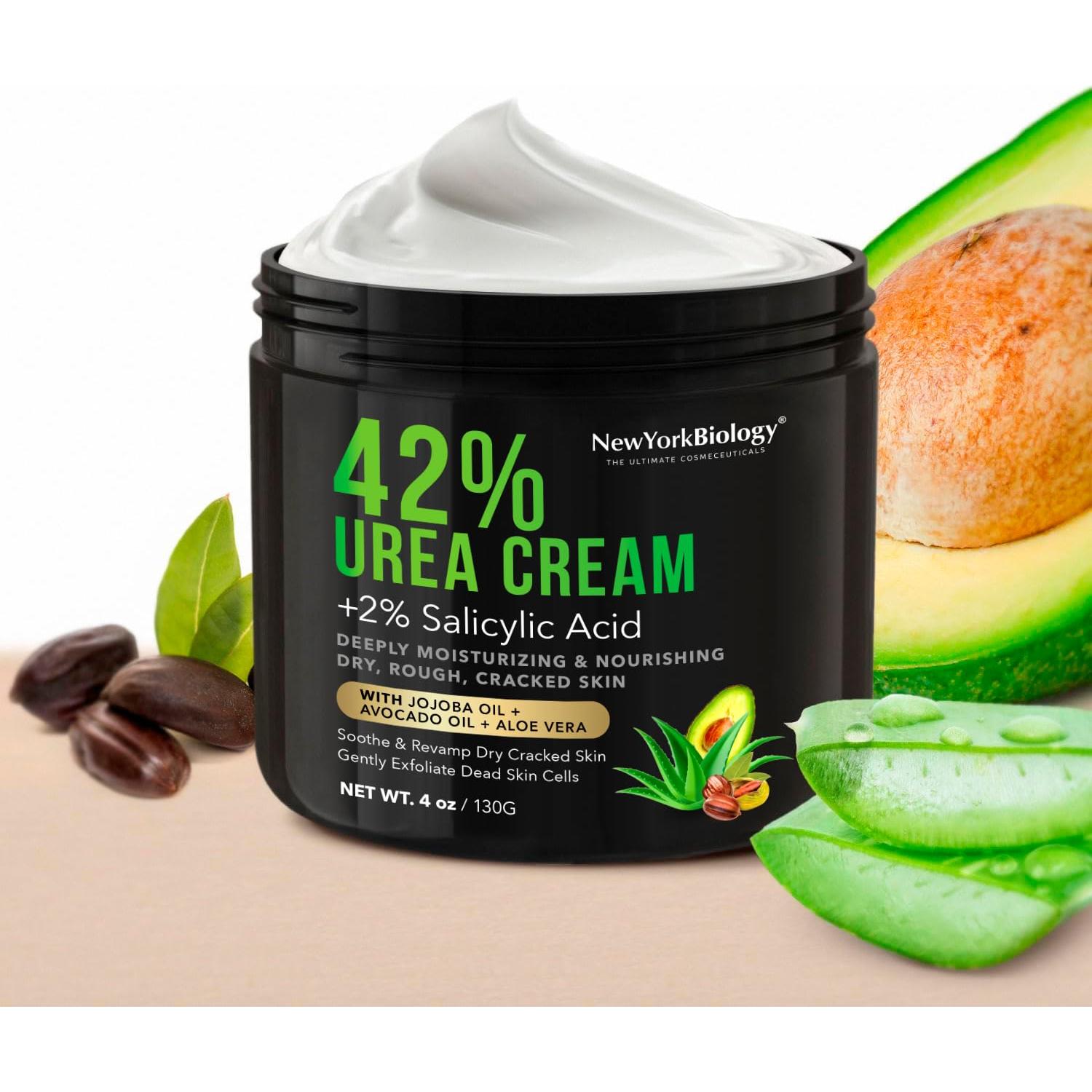 Crema de Urea 42% New York Biology para Pies Secos 113.4 g