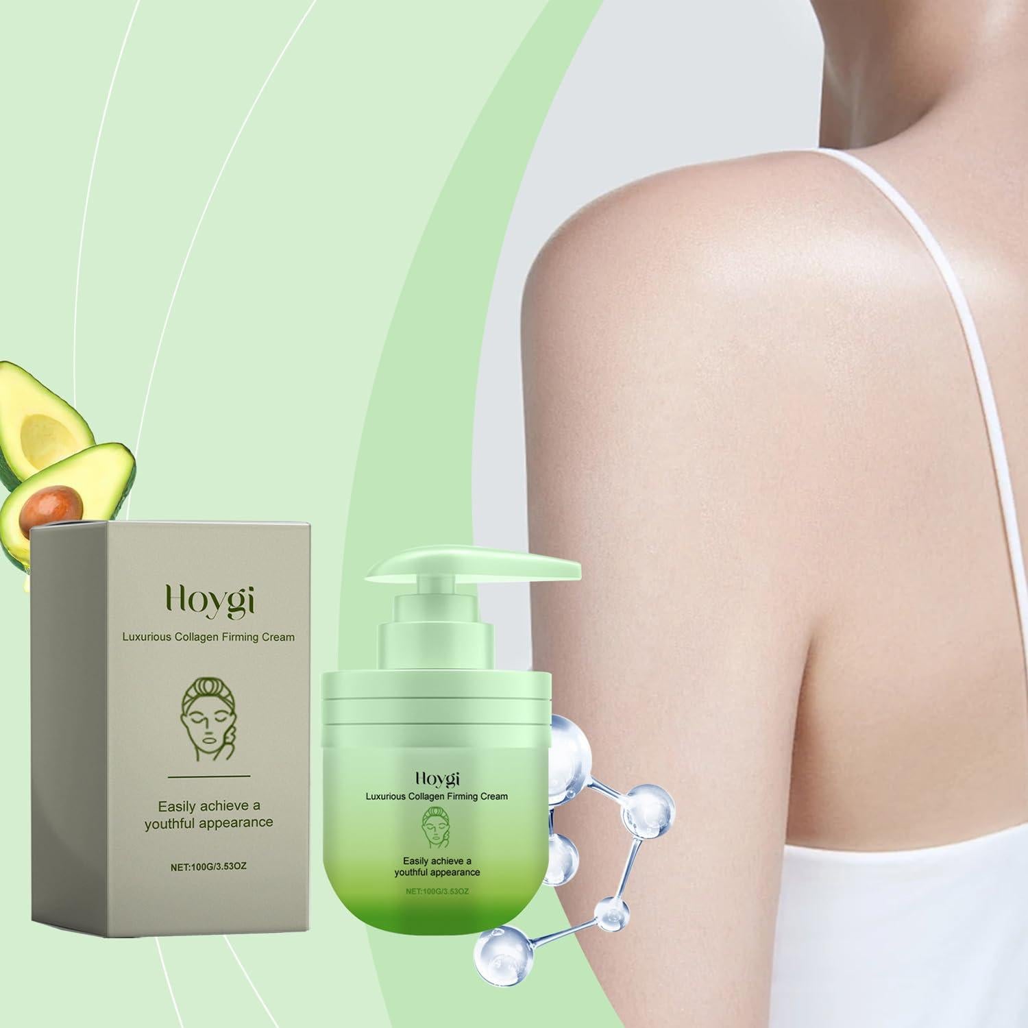 Crema Reafirmante de Colágeno Lujo Divglow 140g Hidratante