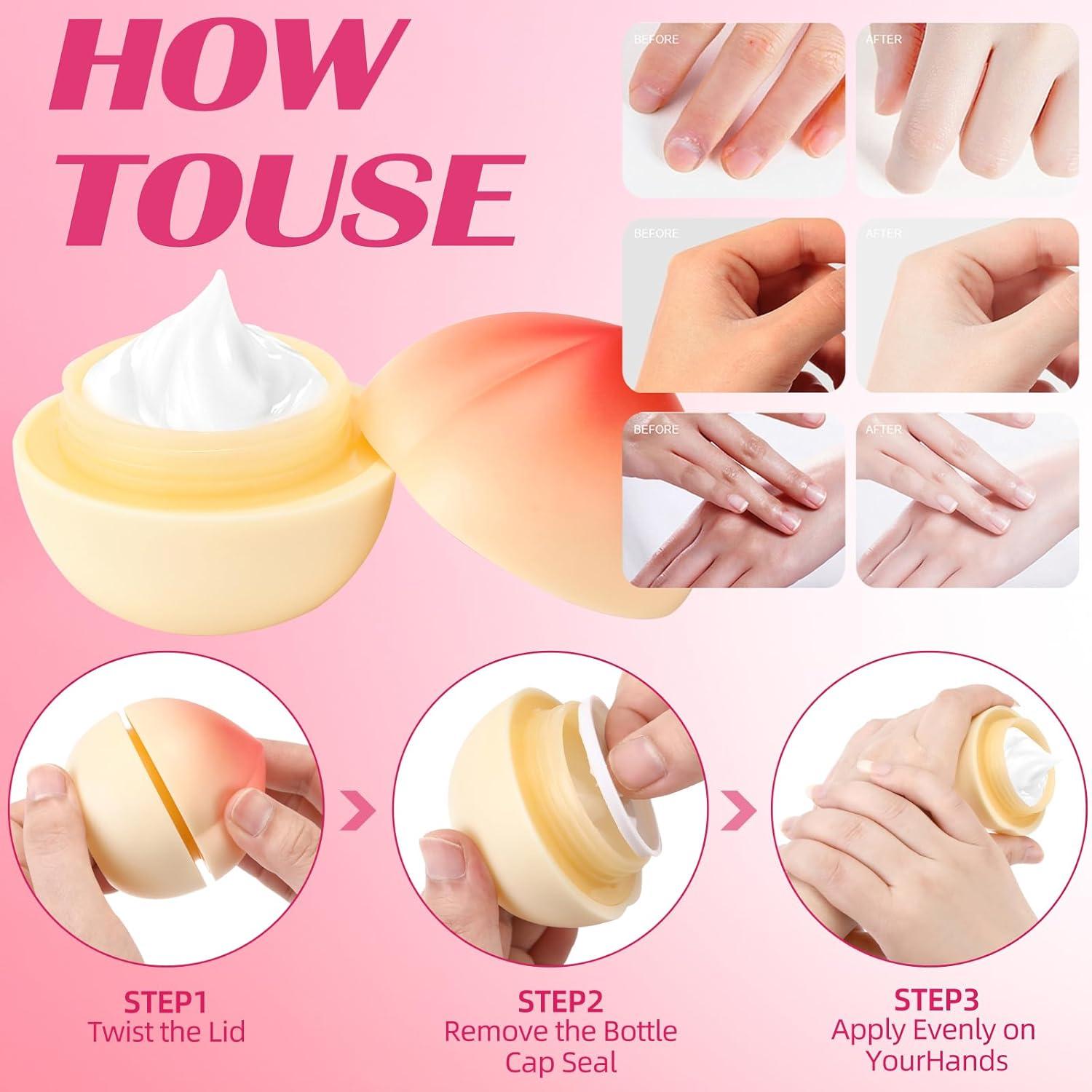 Juego de Crema de Manos Hidratante 4 Piezas Minfei