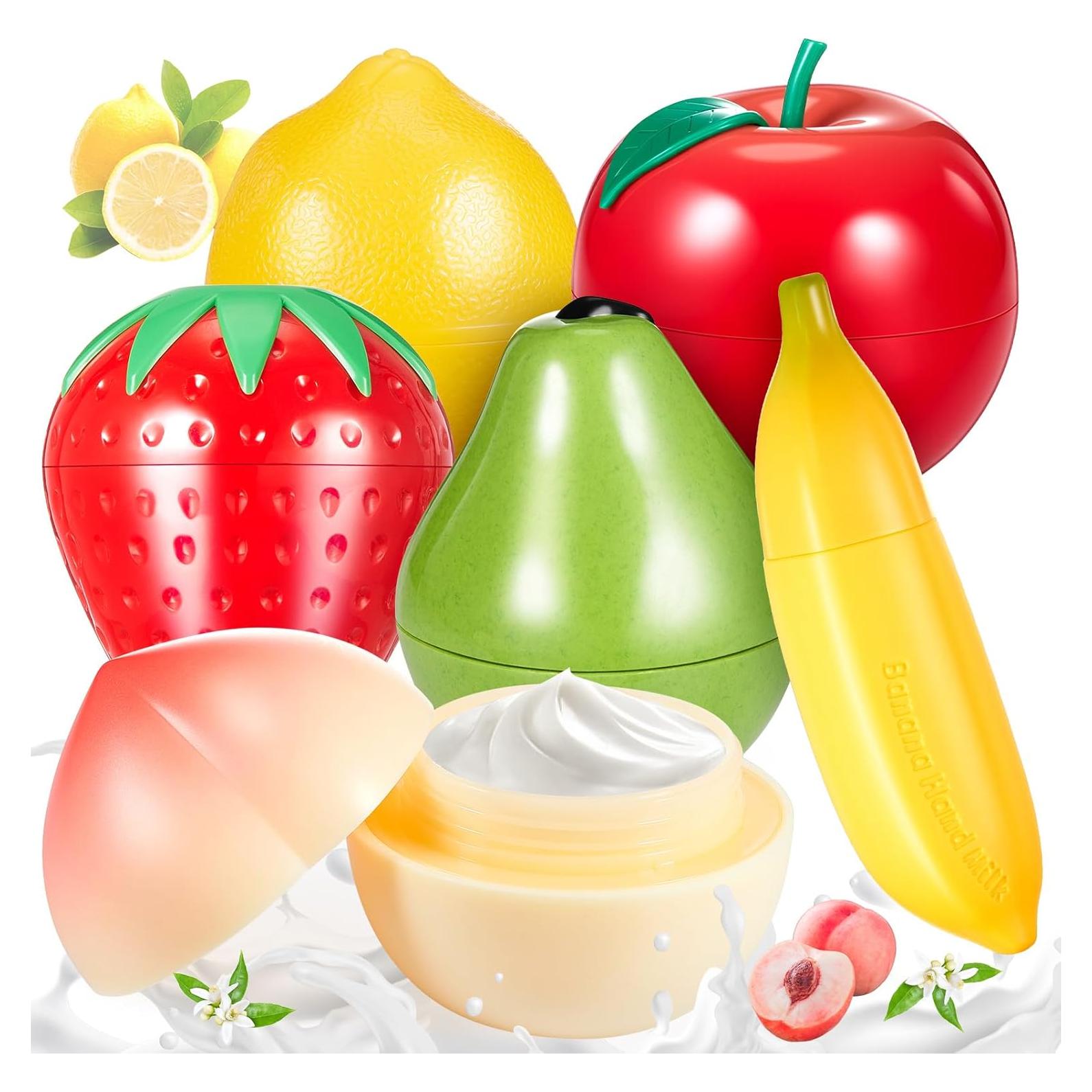 Set de 6 Cremas de Manos Swiffen Sabor Frutas 17.5x17.2cm