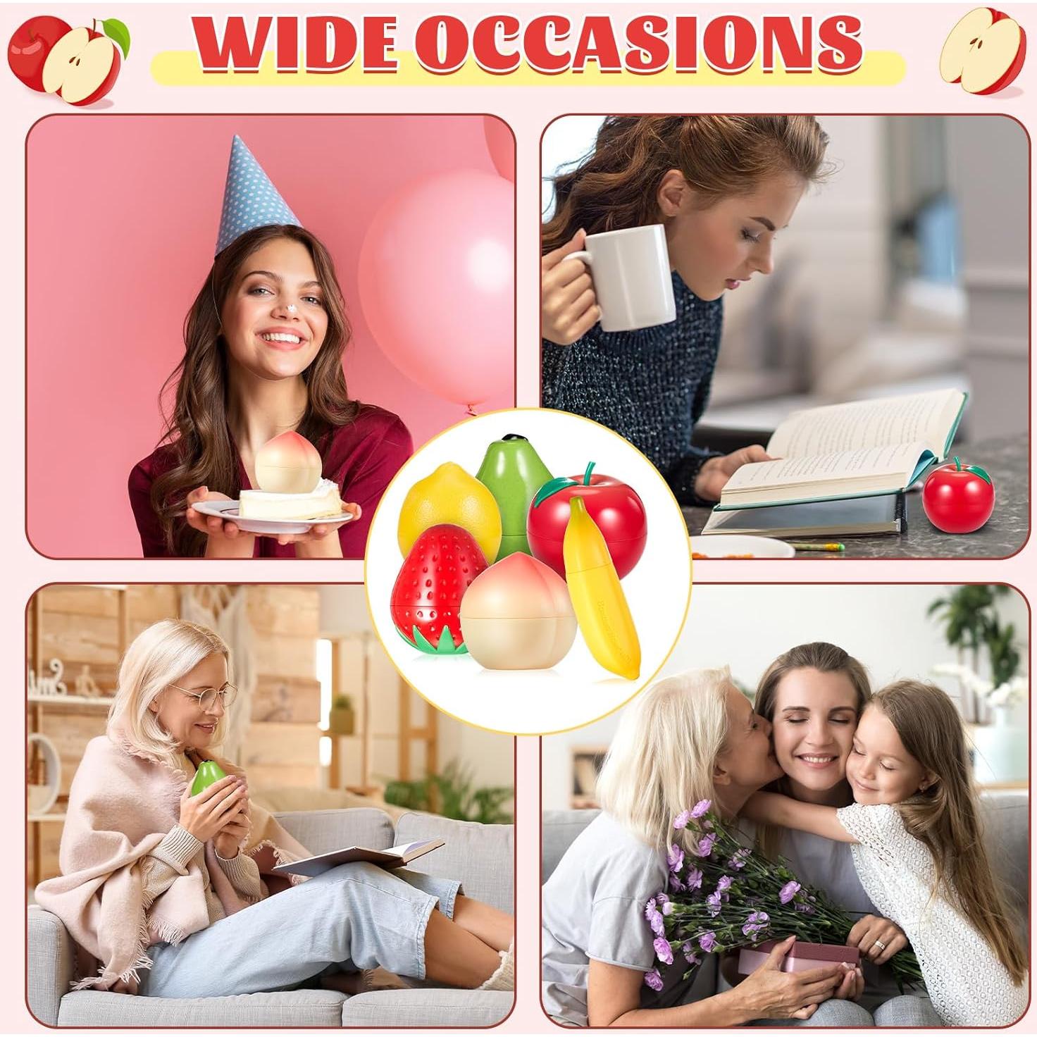 Set de 6 Cremas de Manos Swiffen Sabor Frutas 17.5x17.2cm