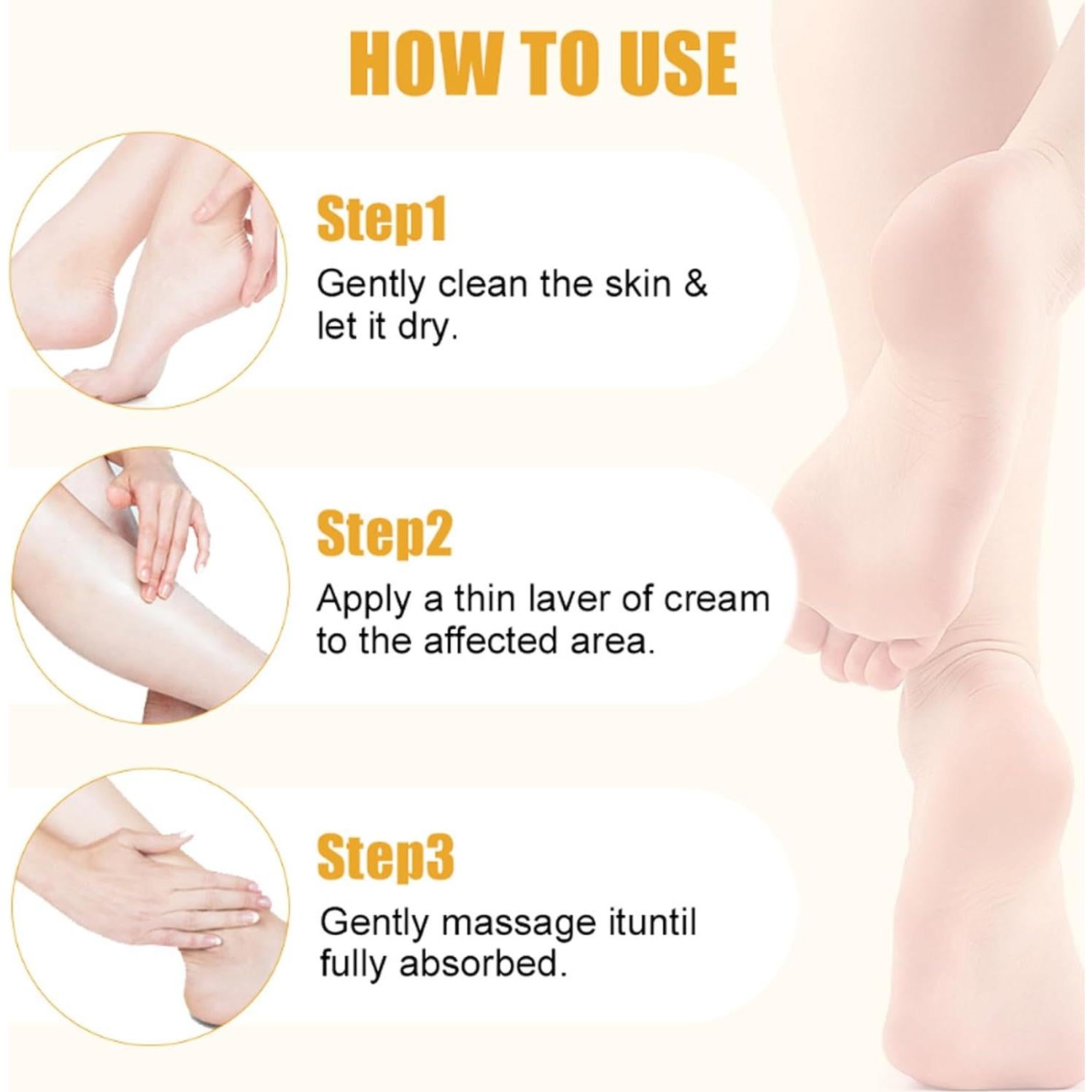 Set de 2 Cremas para Pies Domality 60% Urea 40g Hidratante