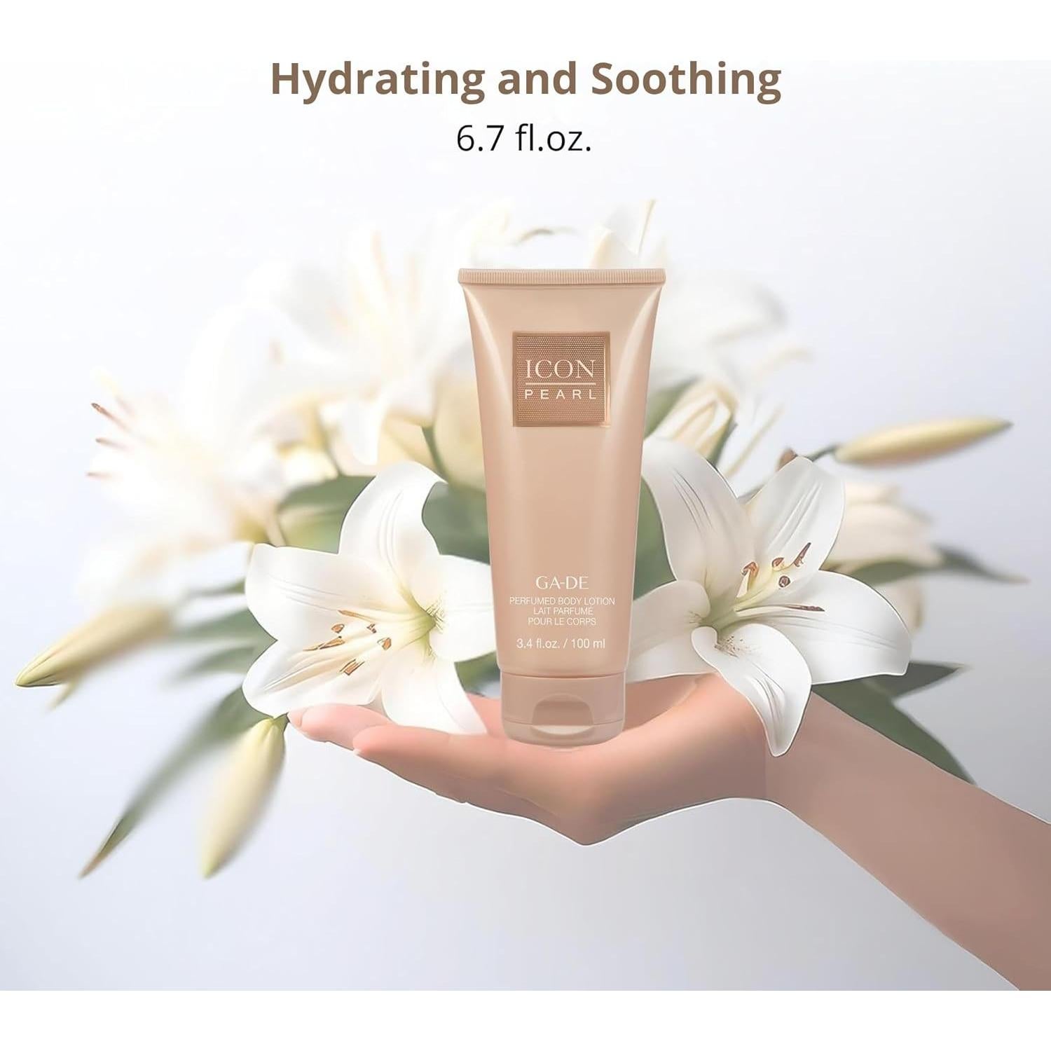 Loción Corporal de Perfume GA-DE Icon Pearl 190 g - Hidratante