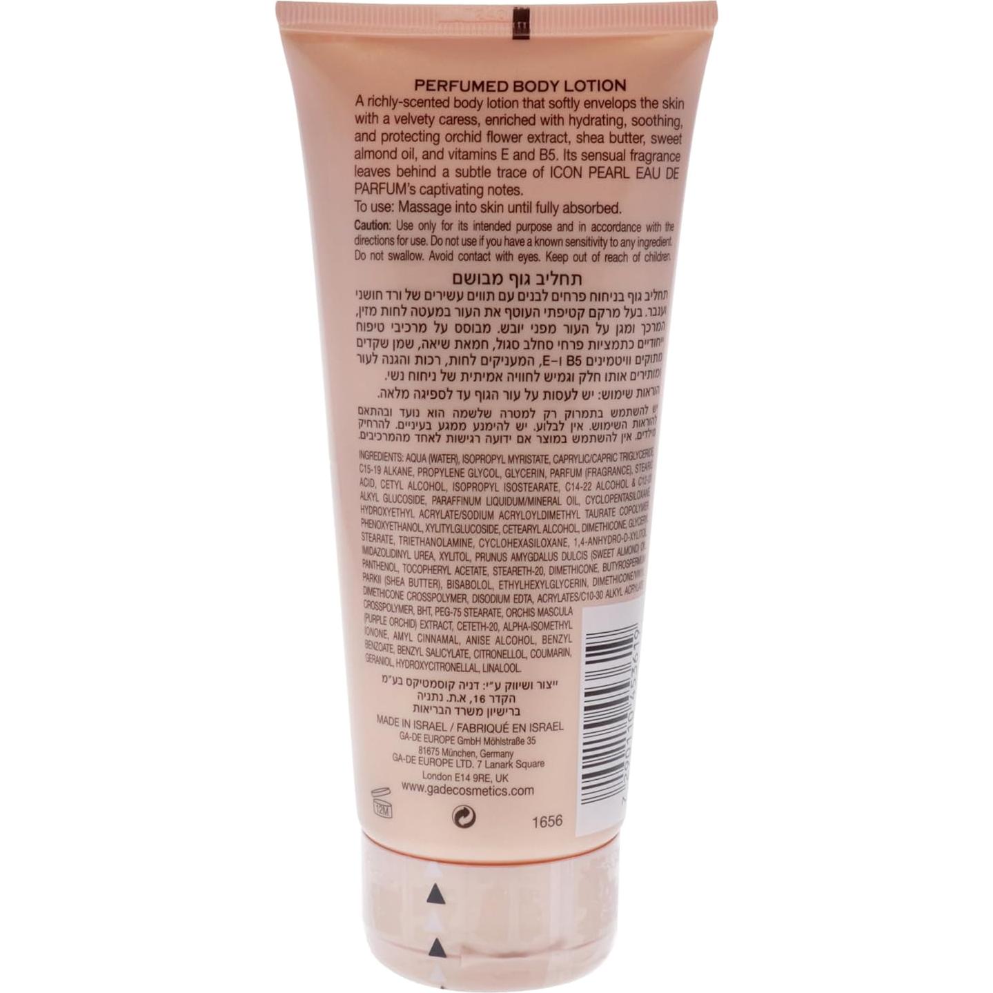 Loción Corporal de Perfume GA-DE Icon Pearl 190 g - Hidratante