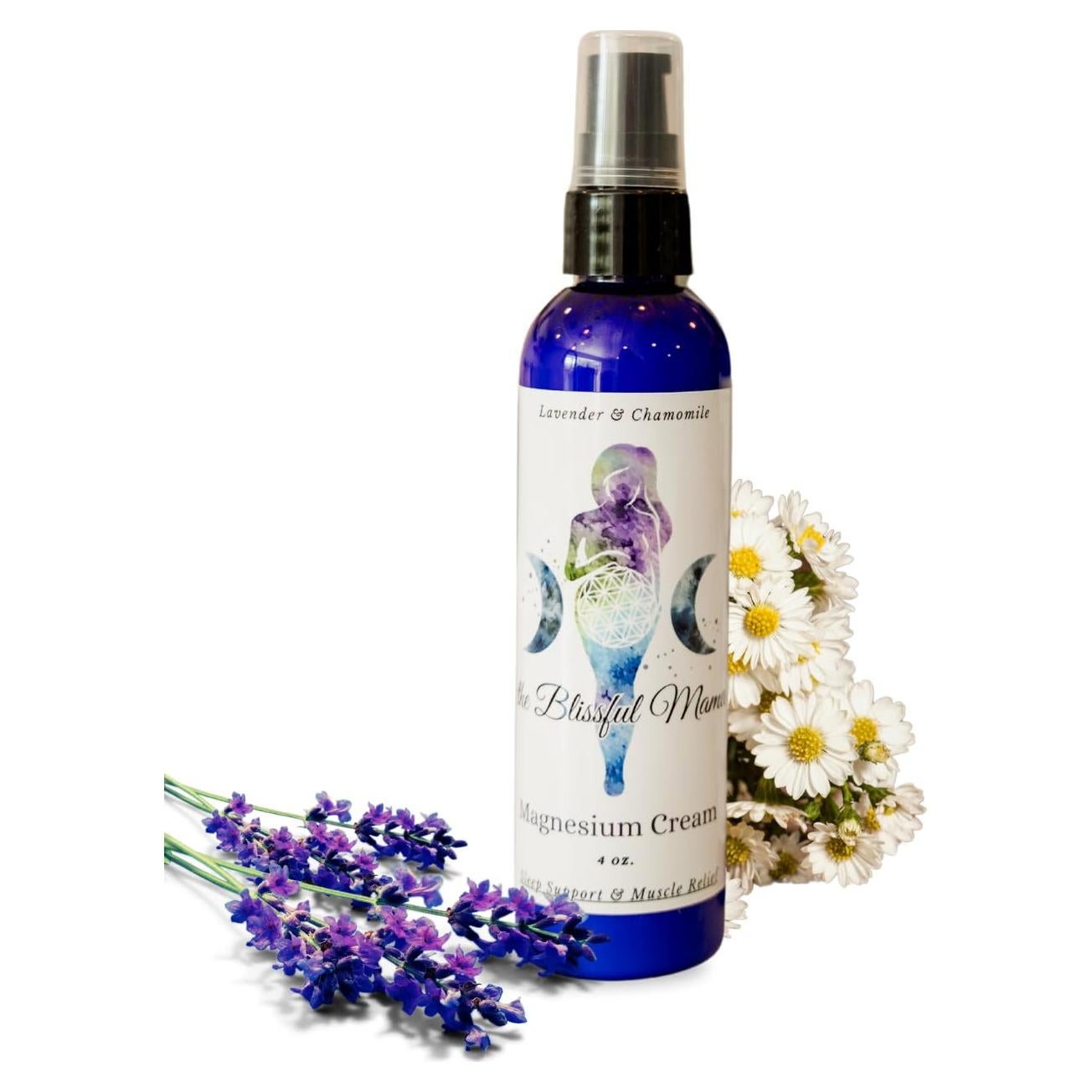 Crema Corporal de Magnesio Blissful Mama 118ml - Relajante