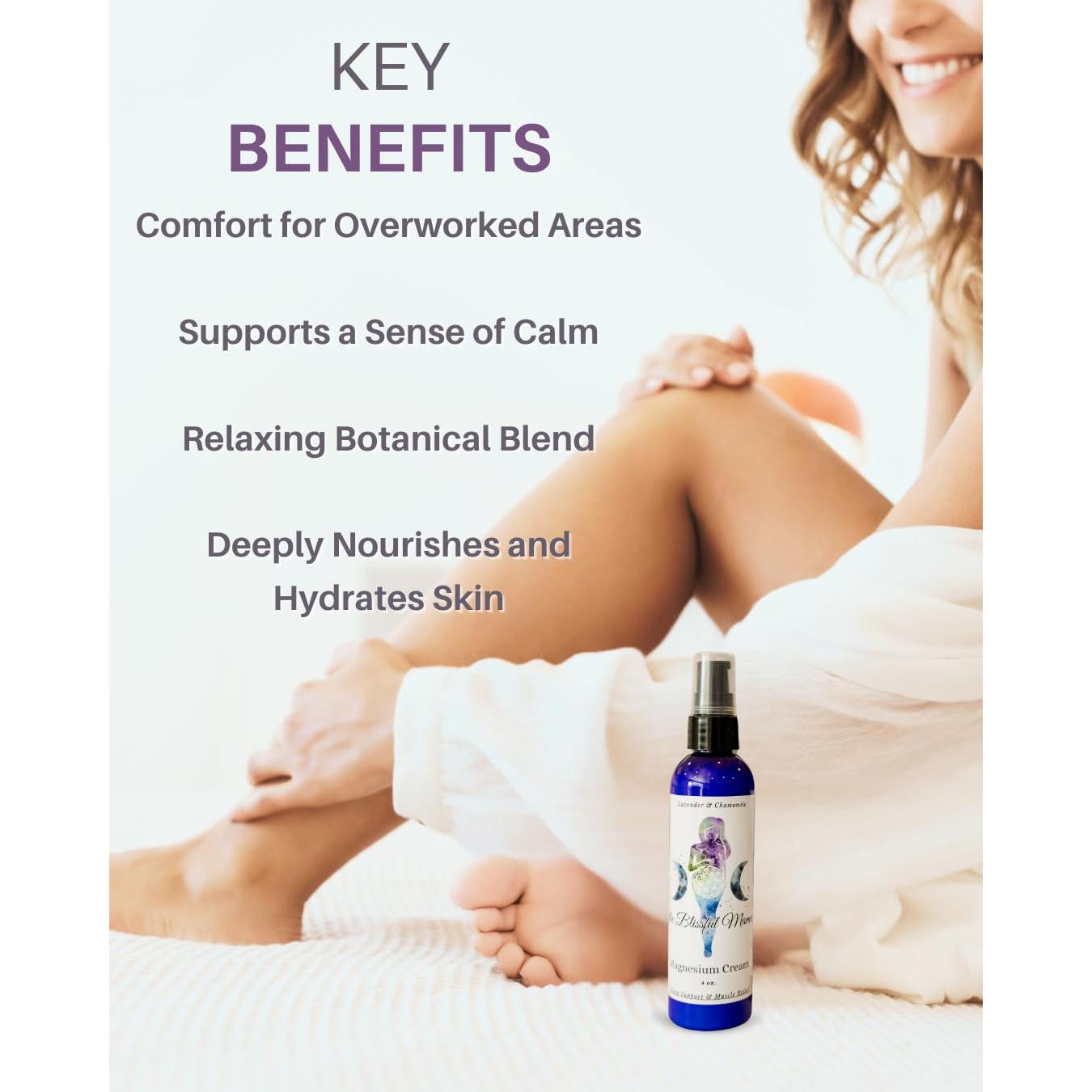 Crema Corporal de Magnesio Blissful Mama 118ml - Relajante