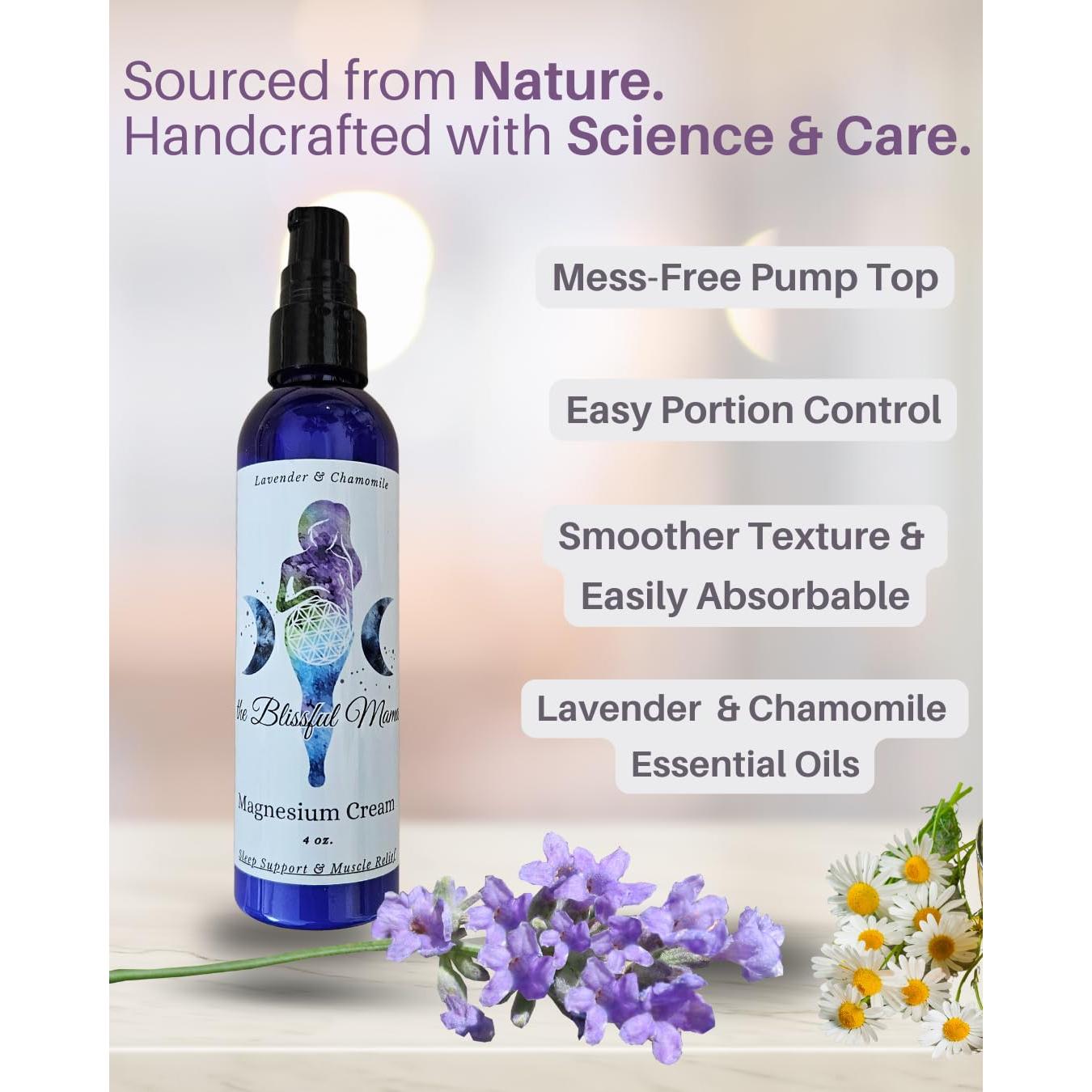 Crema Corporal de Magnesio Blissful Mama 118ml - Relajante