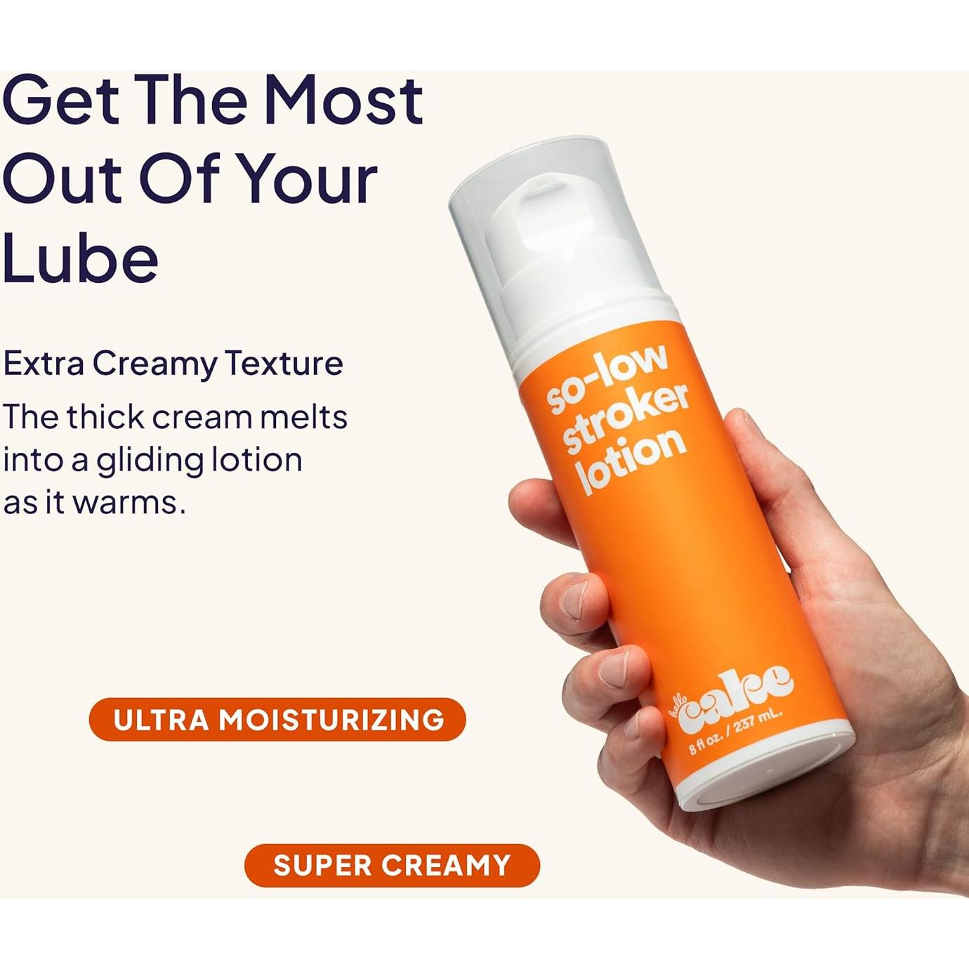 Crema Stroker So-Low Cake 236.6 ml - Hidratante Natural para Hombres