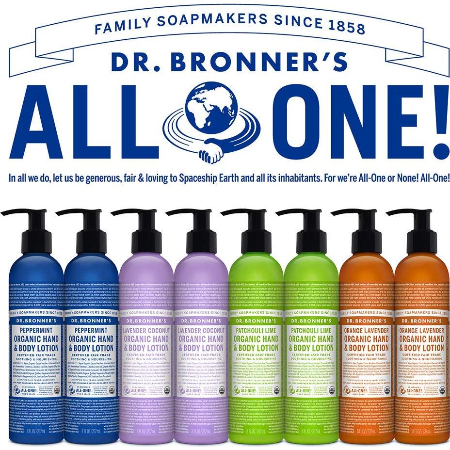 Loción Orgánica Dr. Bronner's 4 Variedades 236 ml Hidratante