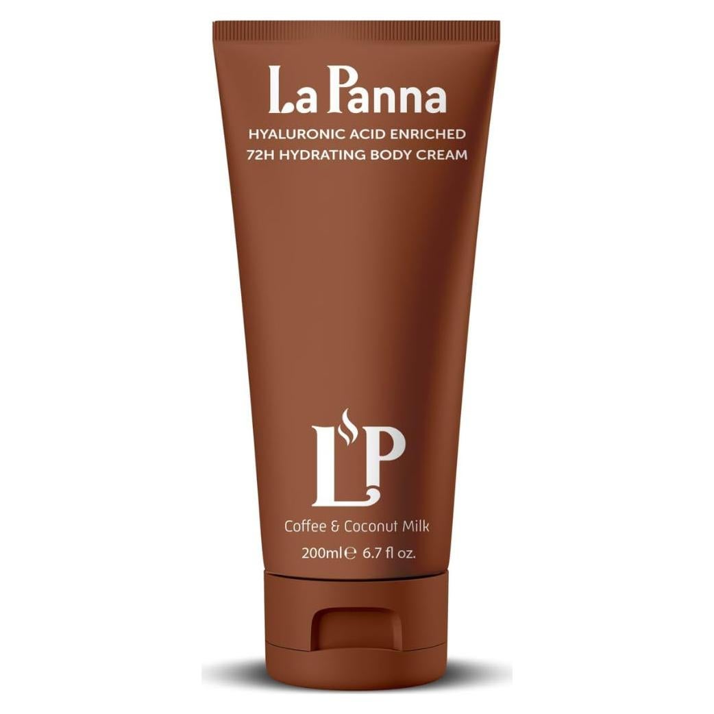 Crema Corporal La Panna 198 ml - Café y Leche de Coco Hidratante