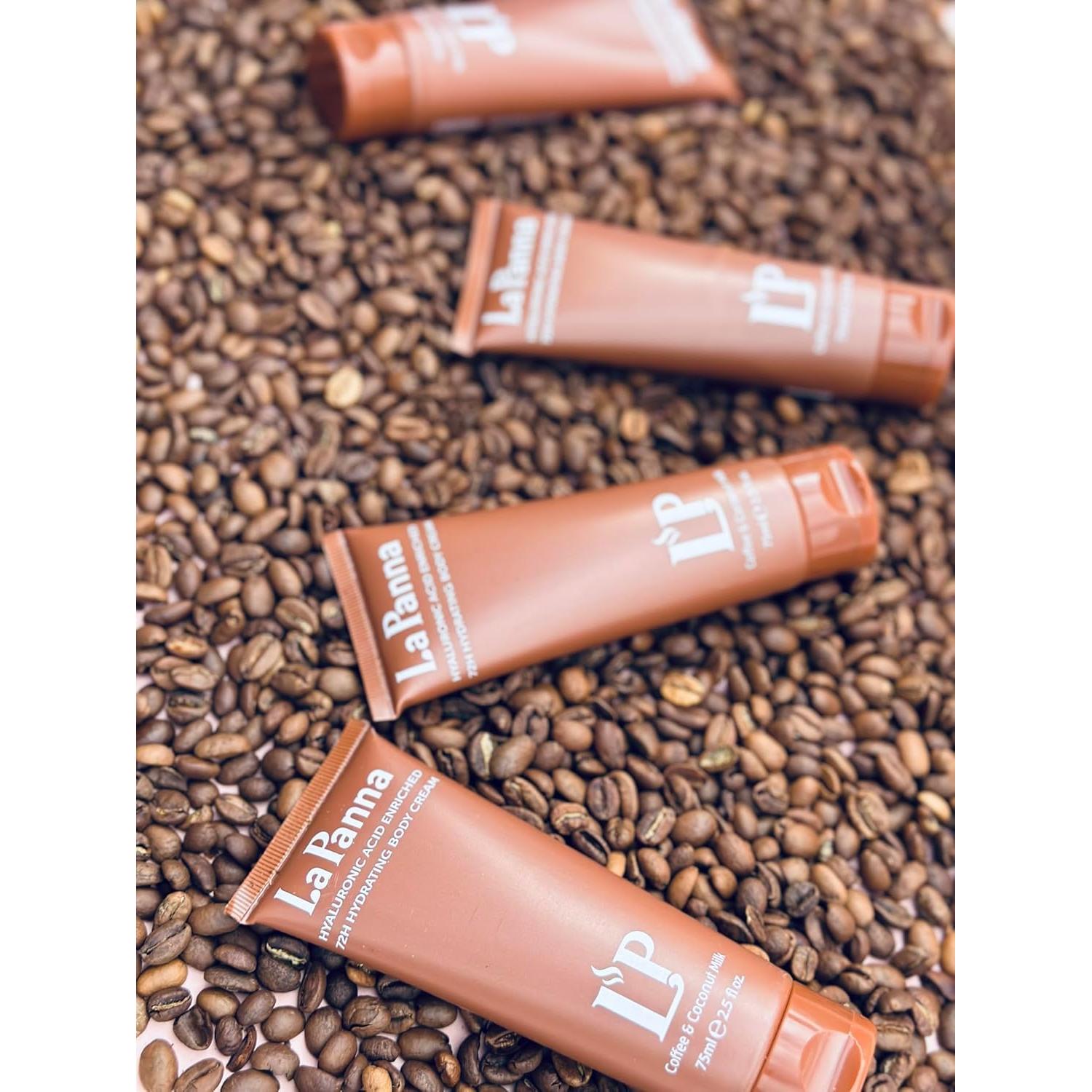 Crema Corporal La Panna 198 ml - Café y Leche de Coco Hidratante