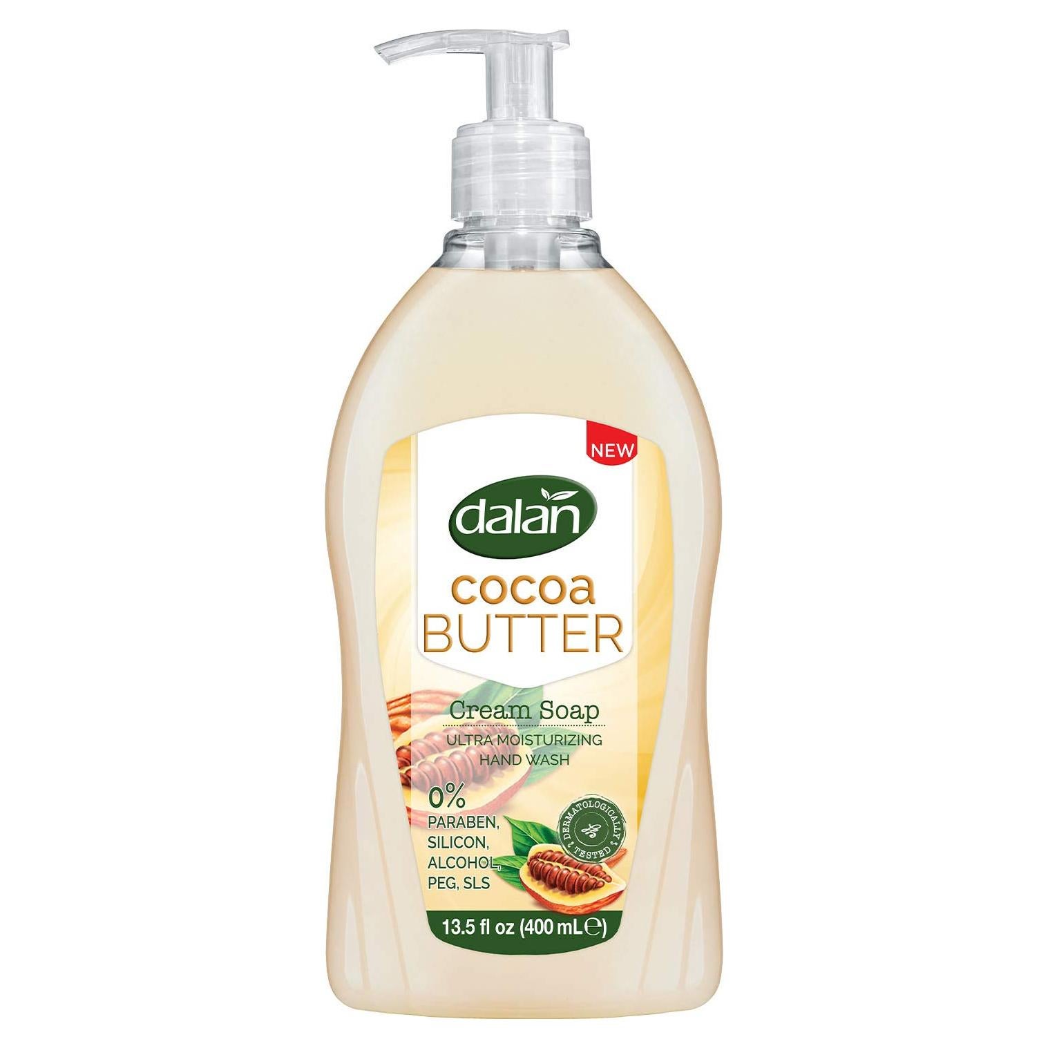 Crema Jabón Líquido Ultra Hidratante Dalan 400 mL Manteca Cacao