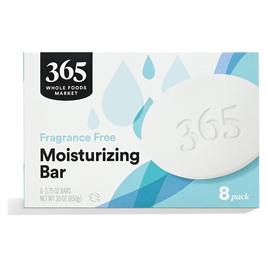 Jabón en Barra Sin Fragancia 365 Whole Foods 850g - 8 Unidades