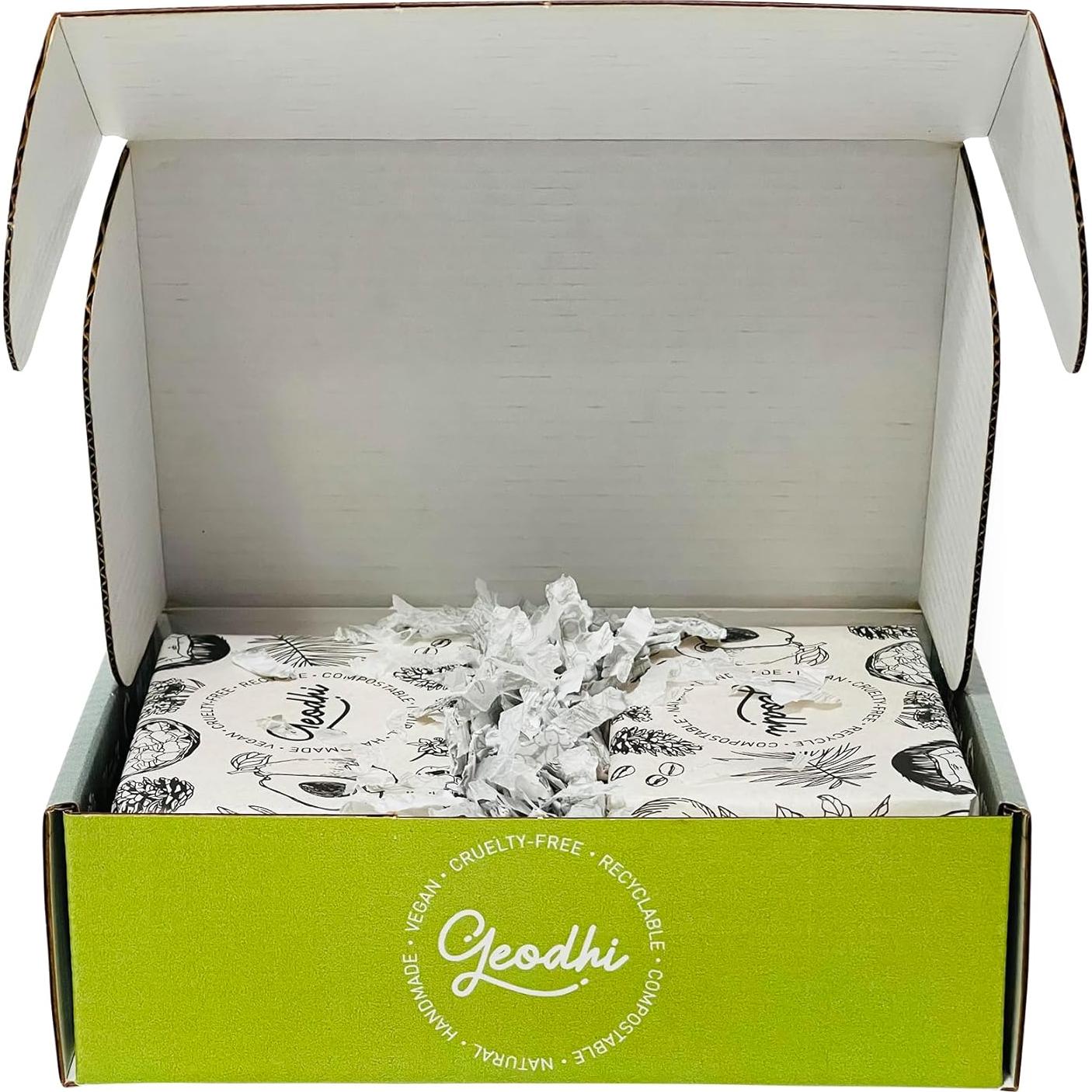 Jabón Vegano Artesanal Geodhi Set 4 Piezas Aguacate-Romero