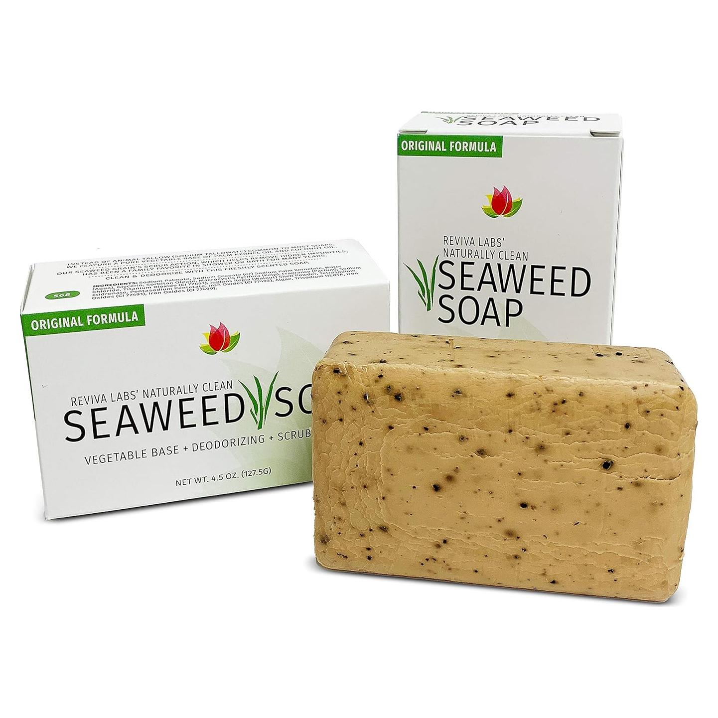 Jabón Exfoliante de Algas Reviva - Paquete de 2 - 127 g