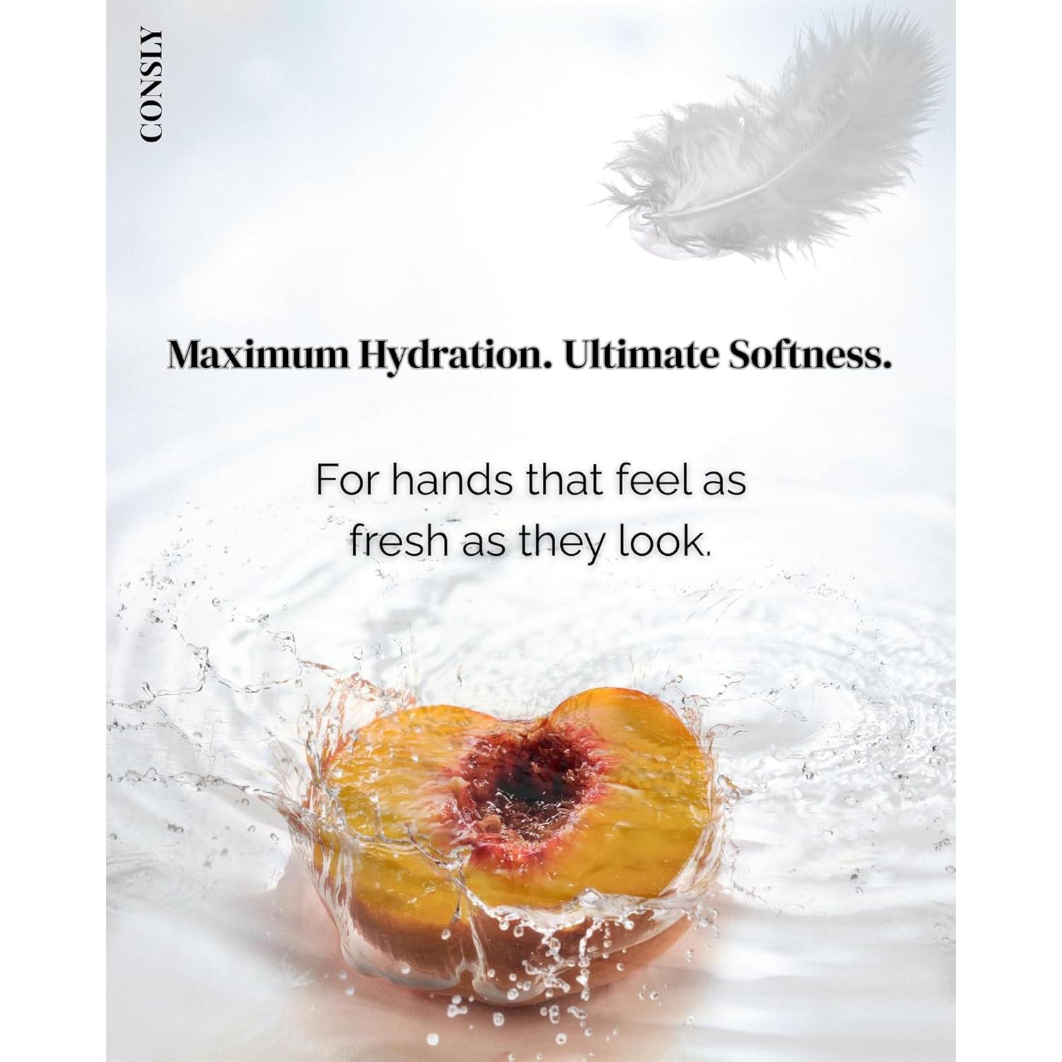 Crema Hidratante para Manos Consly 100 ml - Cuidado Coreano Durazno