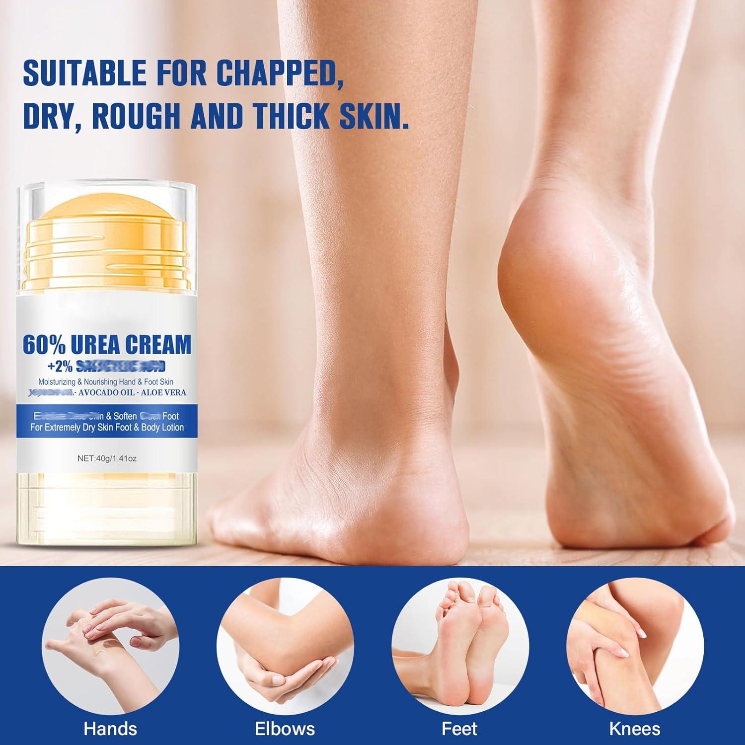 Crema Hidratante 60% Urea Holyarm para Pies y Manos Secas