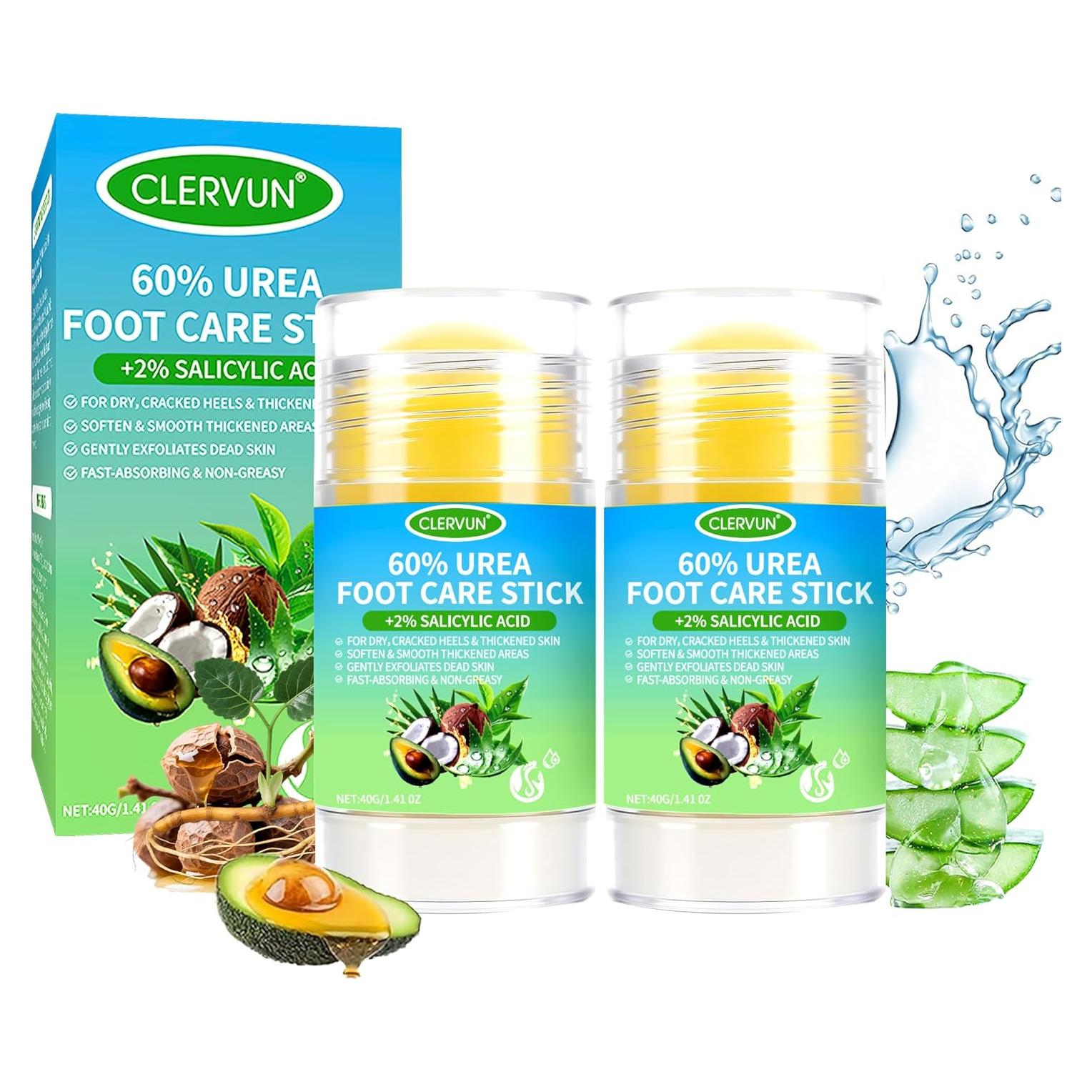 Crema Hidratante en Barra Urea 60% + Ácido Salicílico 2% - 2 Unidades