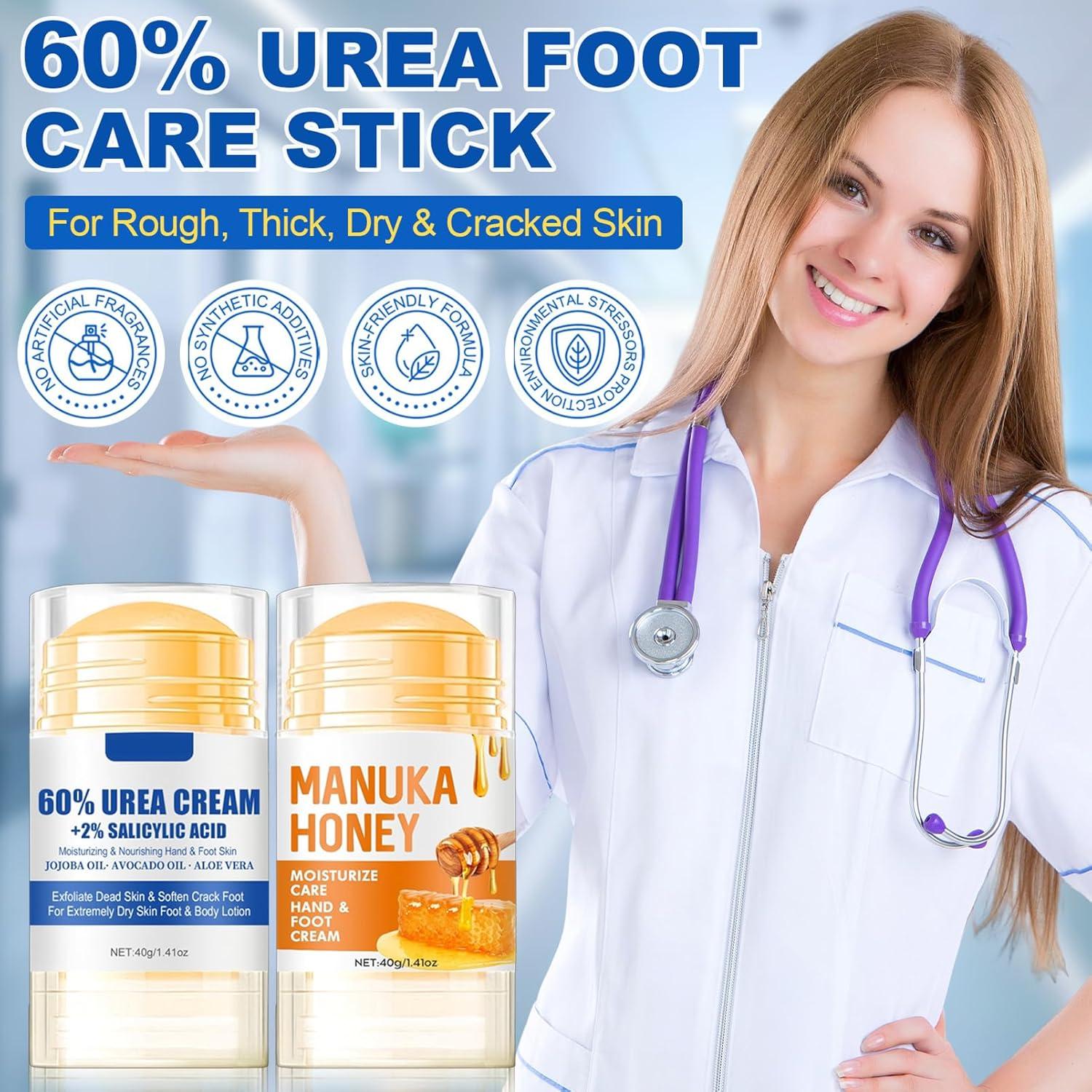 Bálsamo Reparador de Talones Agrietados NovaCharm 60% - 2 Piezas