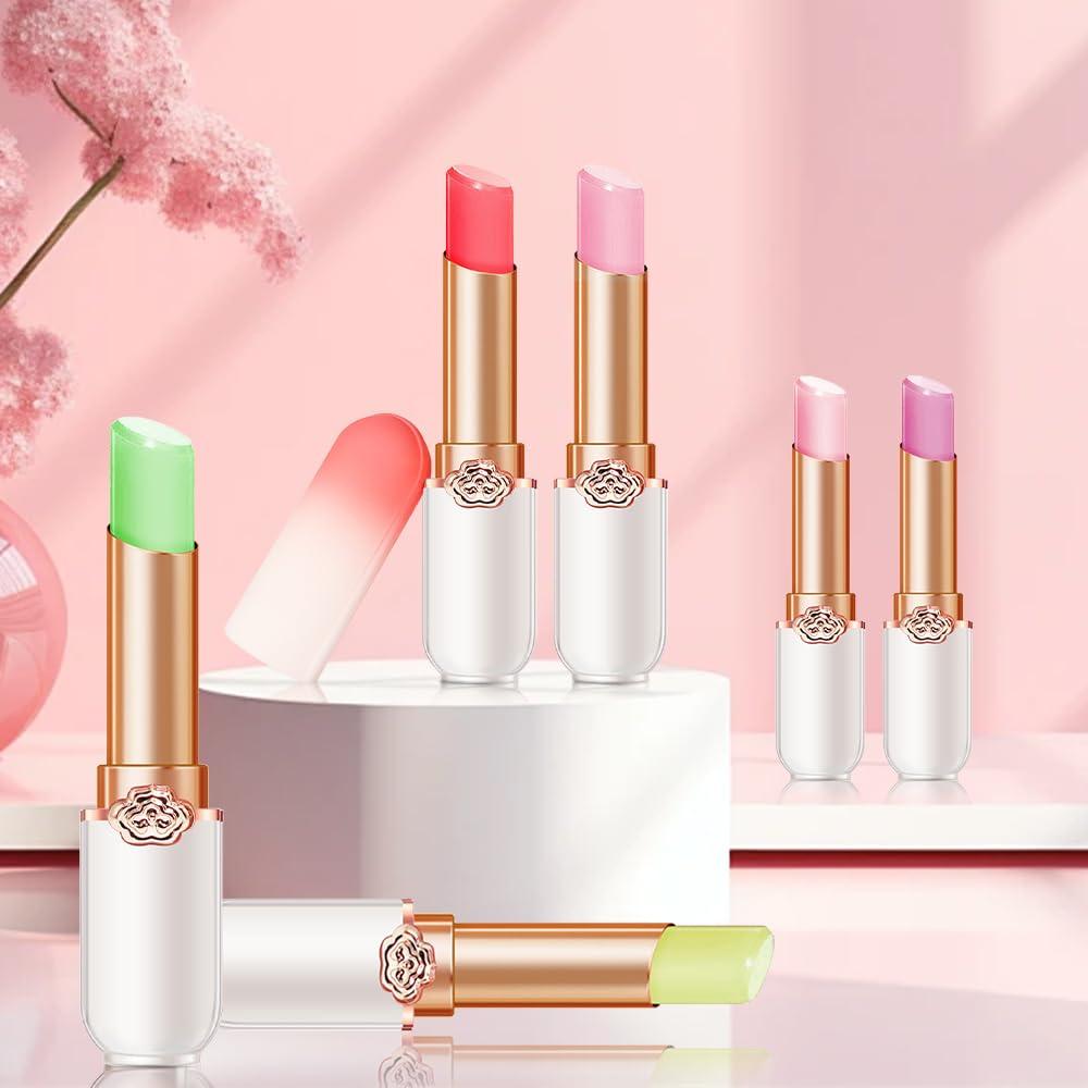 BINGBRUSH Pintalabios Hidratante Cambia de Color 6Pcs Set