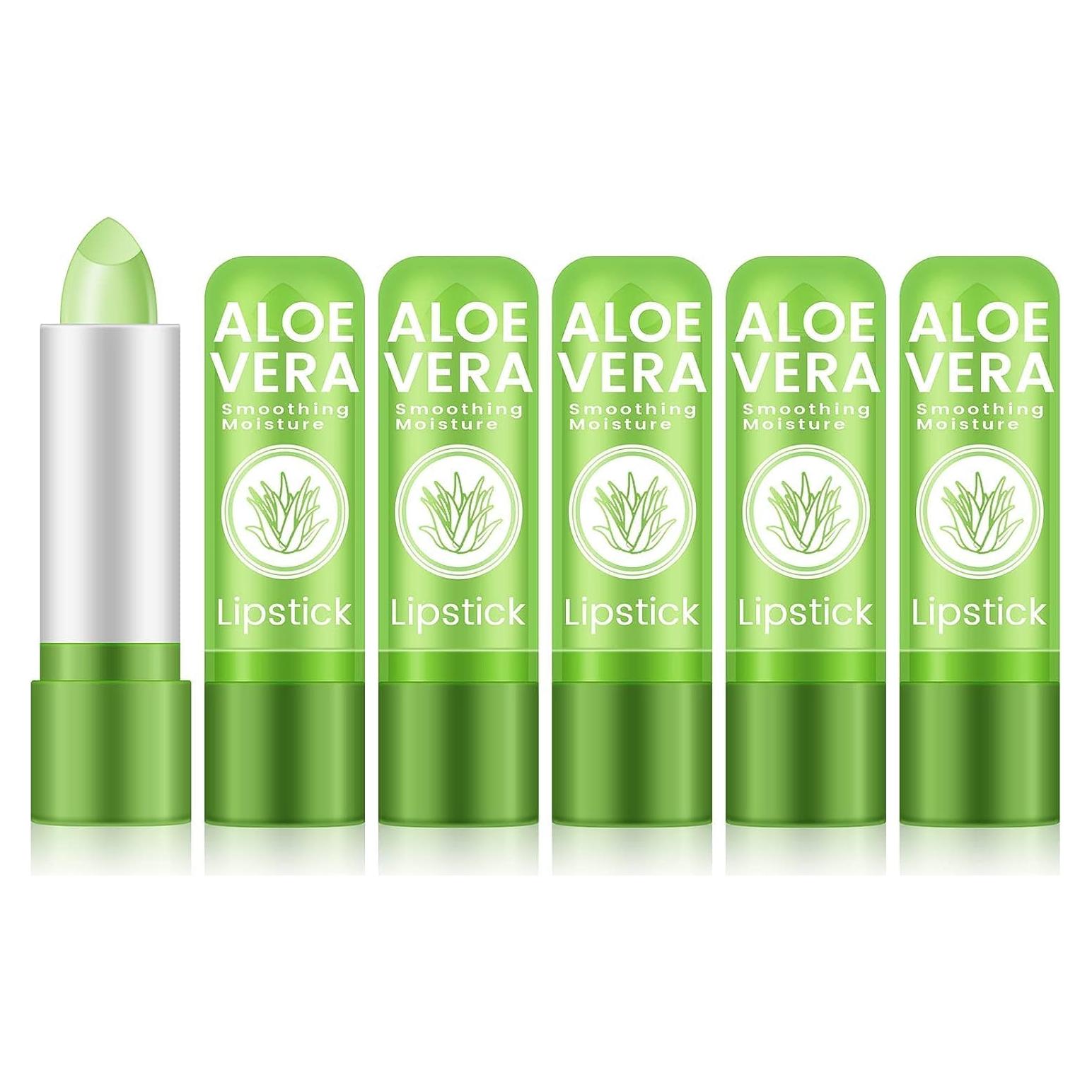 Bálsamo Labial Hidratante Ownest 5 Pcs Aloe Vera pH