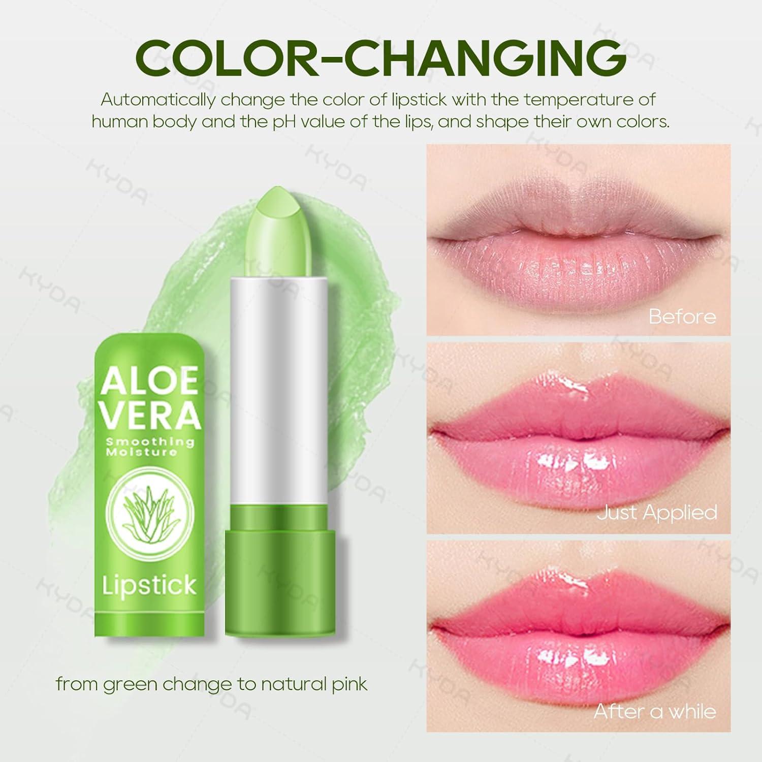 Bálsamo Labial Hidratante Ownest 5 Pcs Aloe Vera pH