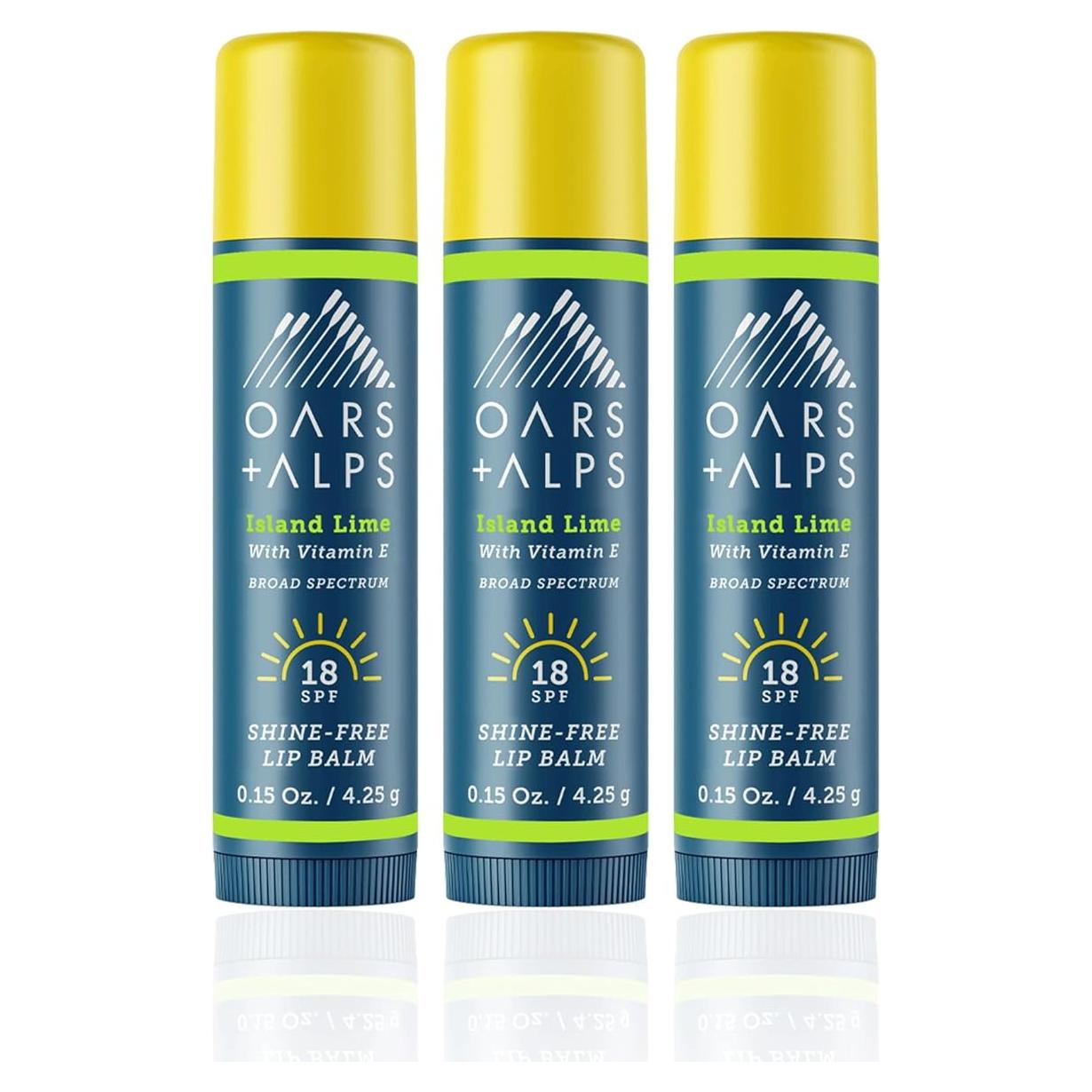 Bálsamo Labial Oars + Alps SPF 18 Hidratante Lima Tropical