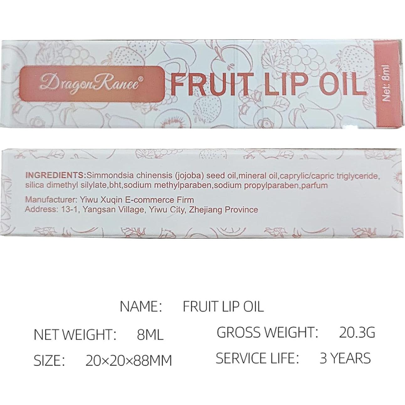 Hydrating Roll On Lip Oil, 6 Pcs Lip Glow Oil Plumpimg Lip Balm Long Lasting Non Sticky Lip Gloss Transparent Colorless Moisturizing Lip Lotion