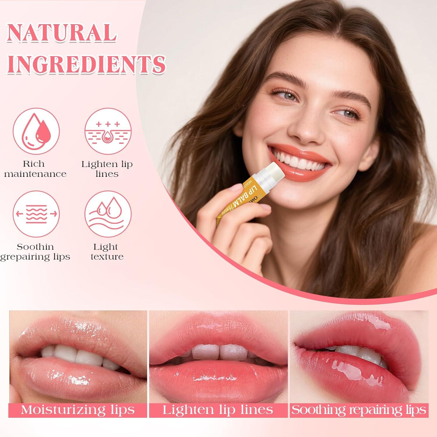 16 Paquete Regalo Balsamo Labial y Crema de Manos Aottom