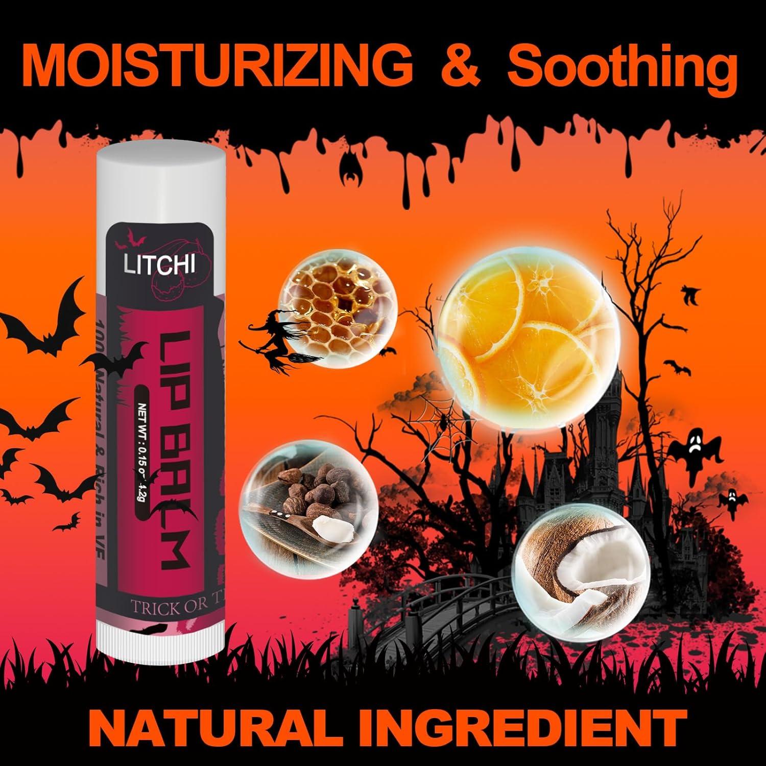 Set de Balsamos Labiales Halloween Yopela 19 Piezas 18 Sabores