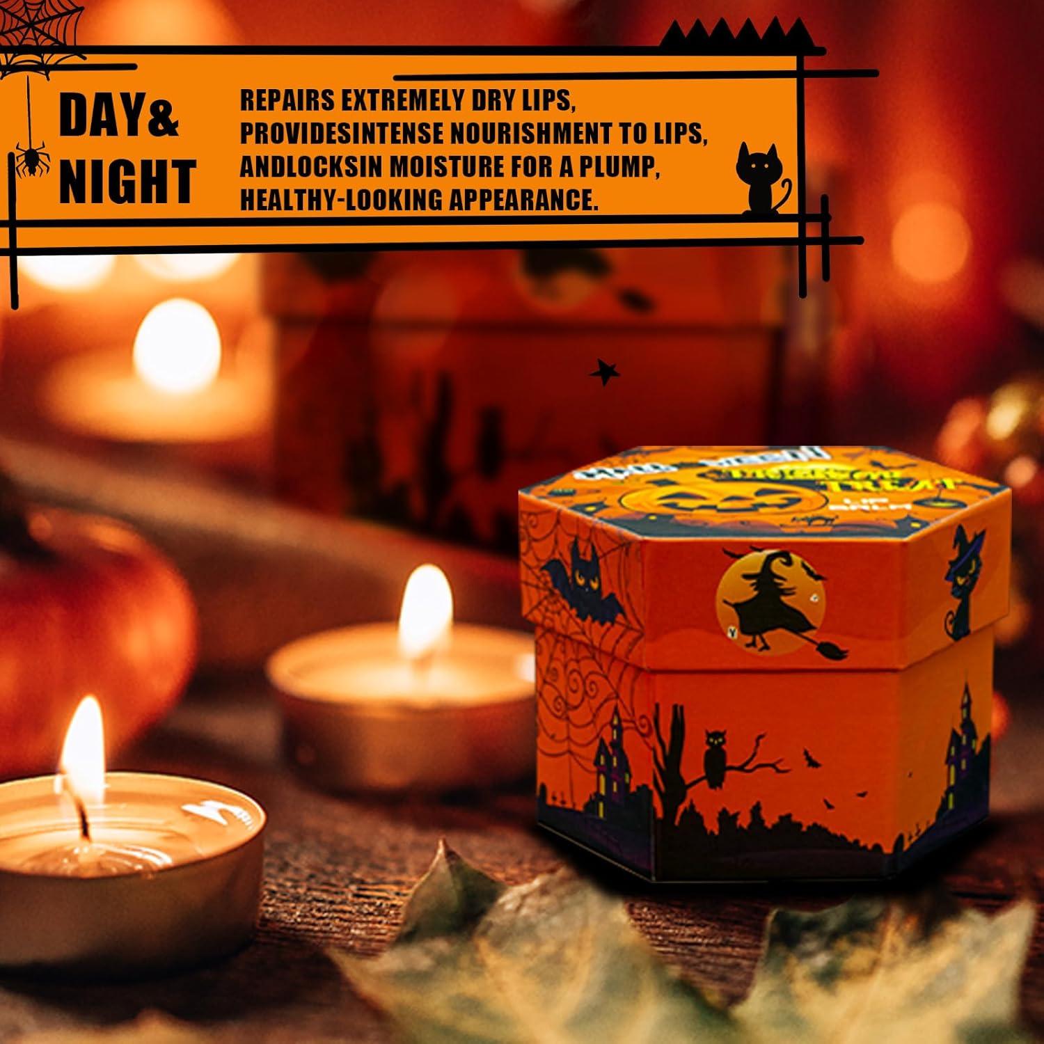 Set de Balsamos Labiales Halloween Yopela 19 Piezas 18 Sabores