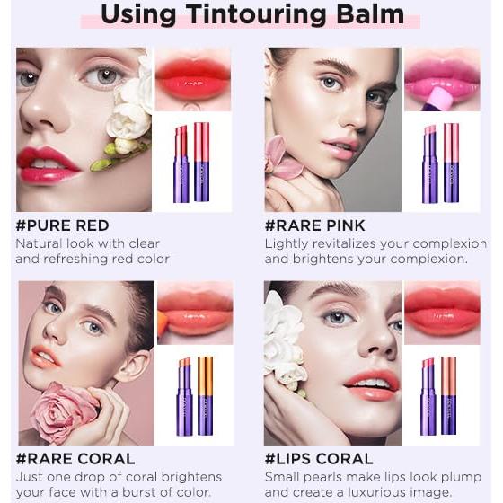 Bálsamo Labial Tinte Hidratante Dewycel Rojo Puro 4.5g