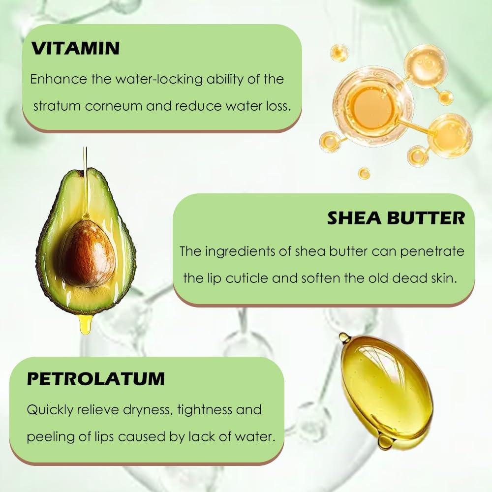 Juego de Balsamo Labial Nutritivo Suake 6 Piezas Hidratante