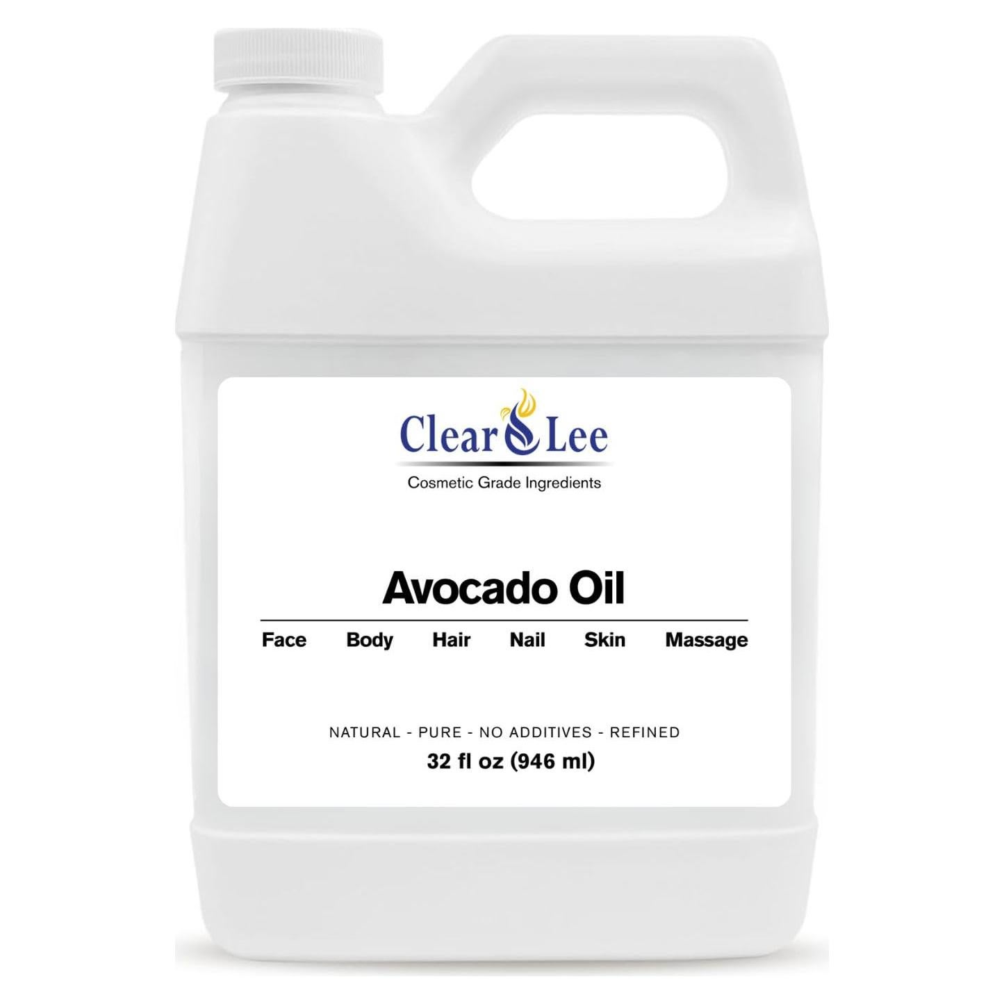 Aceite de Aguacate ClearLee 950ml - Grado Cosmético Natural