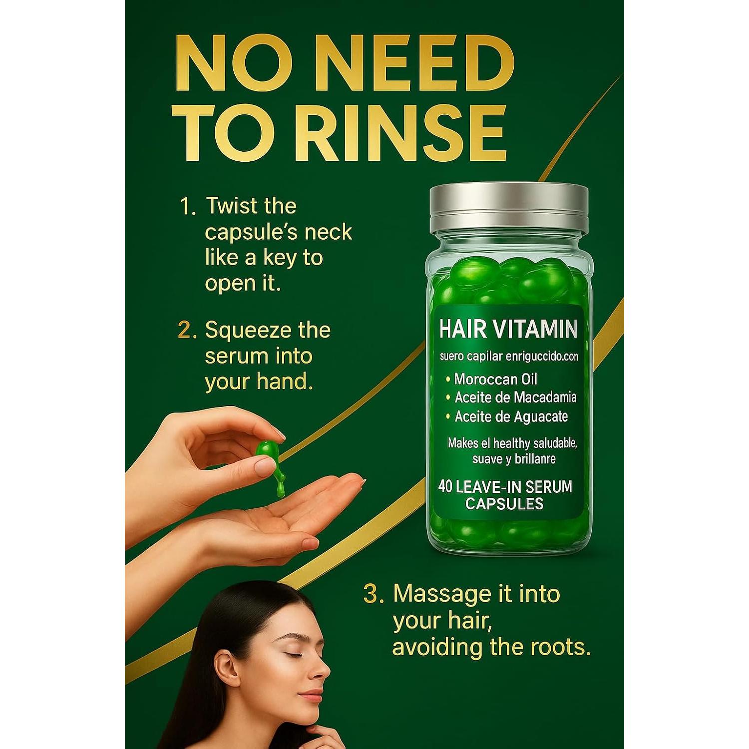 Suero Capilar Nova Glowdrop 40 Cápsulas Sin Aclarado