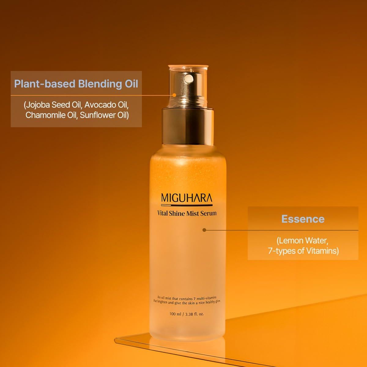 MIGUHARA Vital Shine Mist Serum 100ml - Hidratante Coreano