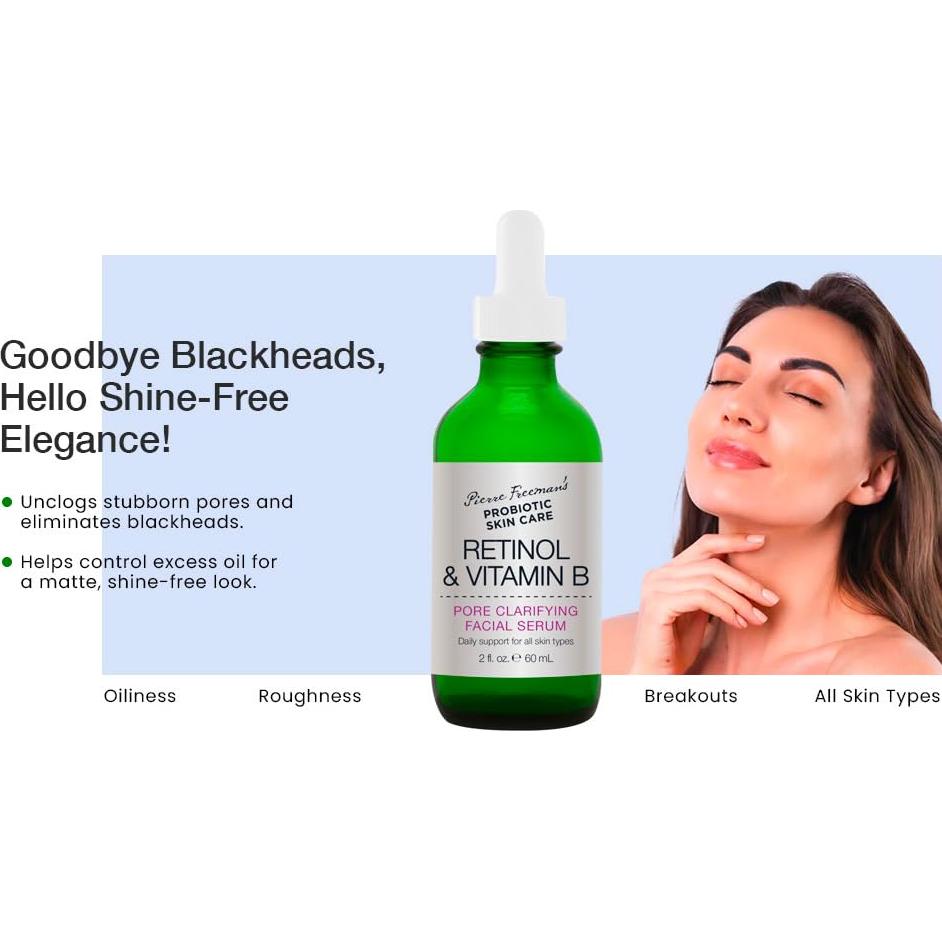 Suero Facial Clarificante Pierre Freeman 59 ml Retinol Vitamina B
