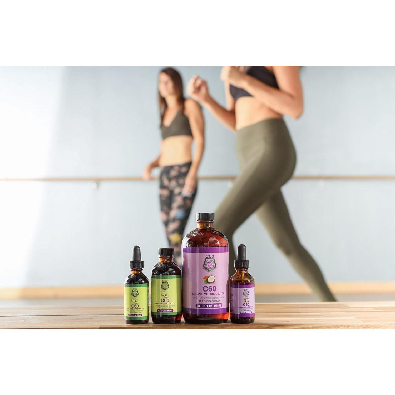 Aceite de Aguacate Orgánico C60 Purple Power 236.6 ml - 99.99% Puro