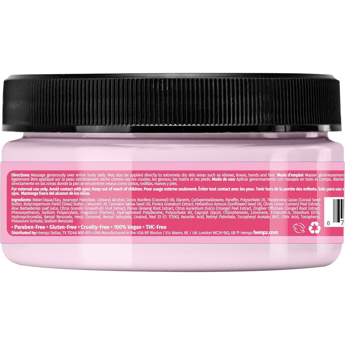 Manteca Corporal Herbal Hempz Granada 226.8 g Unisex