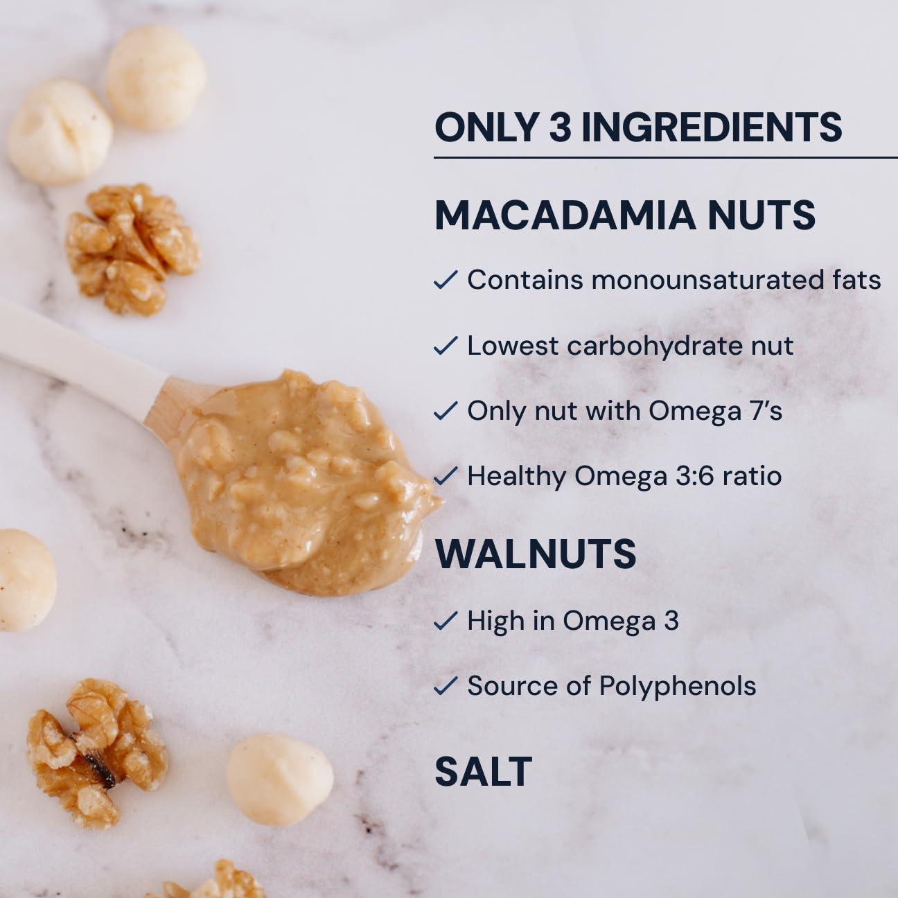 Mantequilla de Nuez de Macadamia Chunky Blueprint 248g - Keto, Vegano