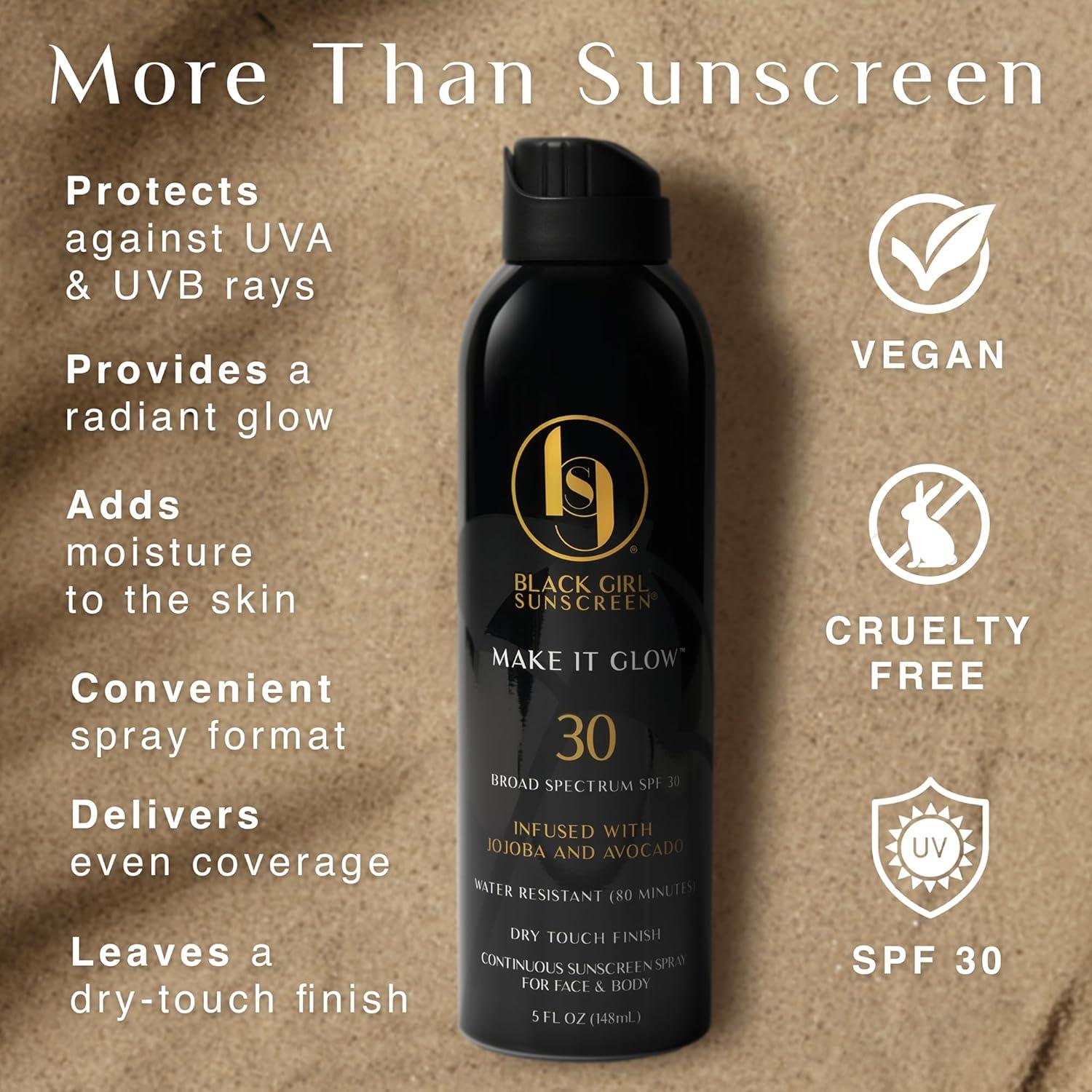 Protector Solar Black Girl SPF 30 Spray Hidratante 142g