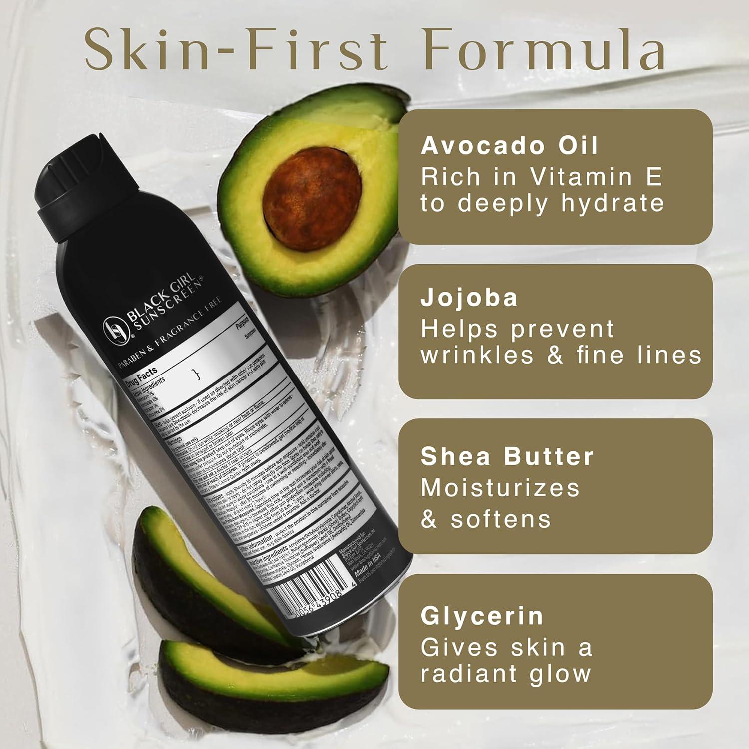 Protector Solar Black Girl SPF 30 Spray Hidratante 142g