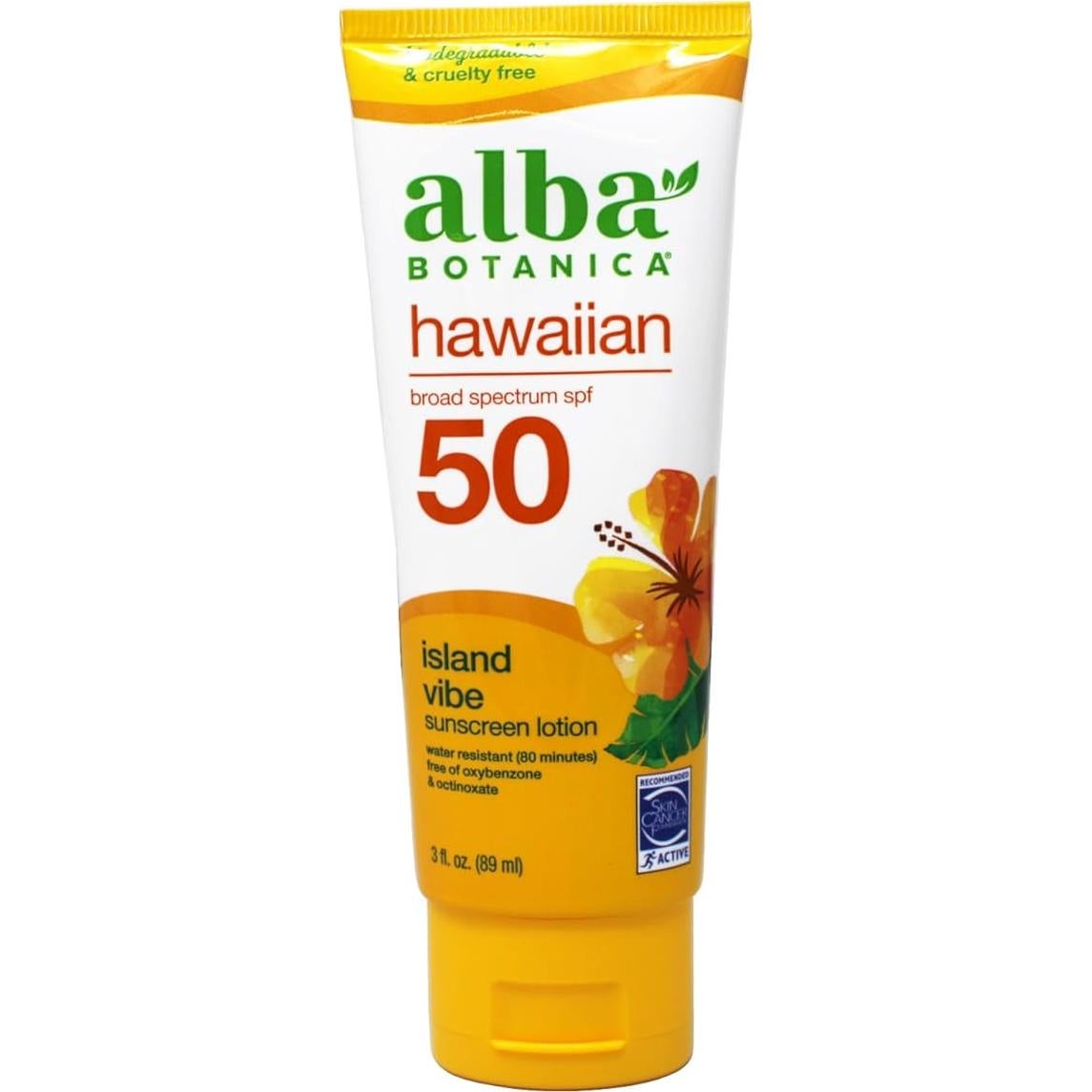 Protector Solar SPF 45 Alba Botanica Té Verde 236 ml (Paquete de 2)