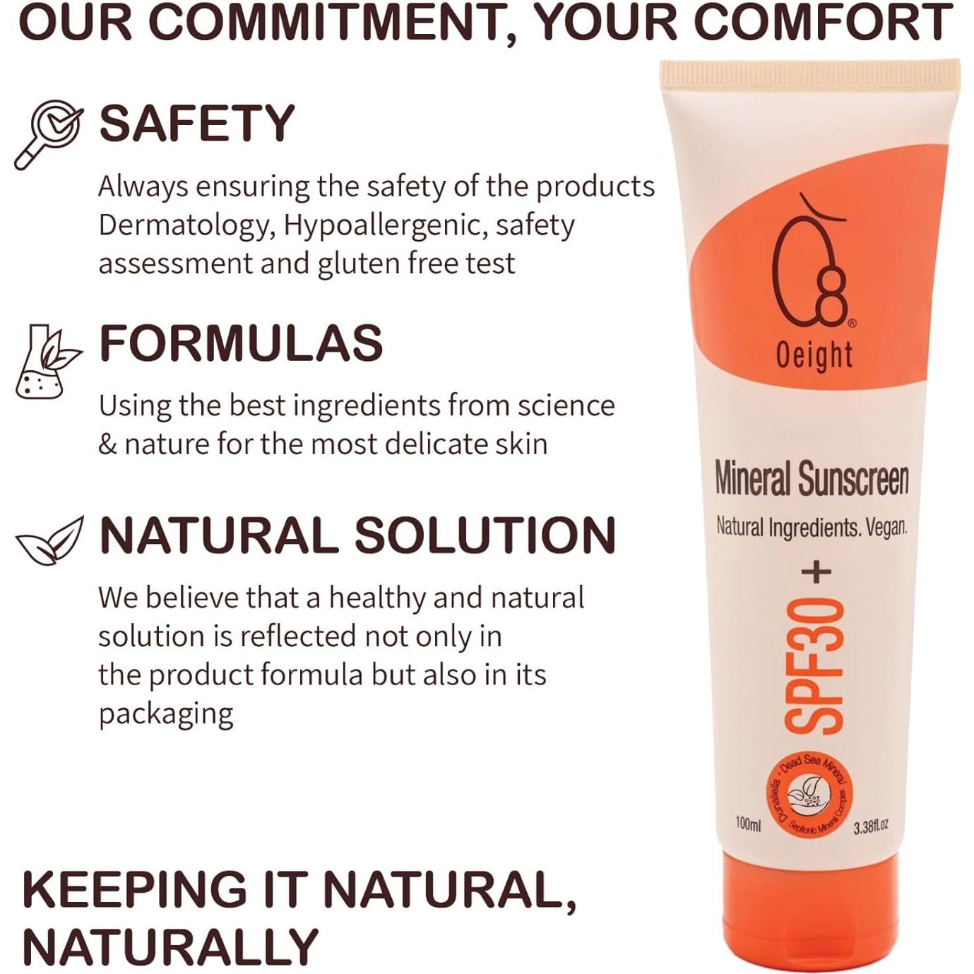 Protector Solar Mineral Oeight para Bebés SPF 50 - 95g