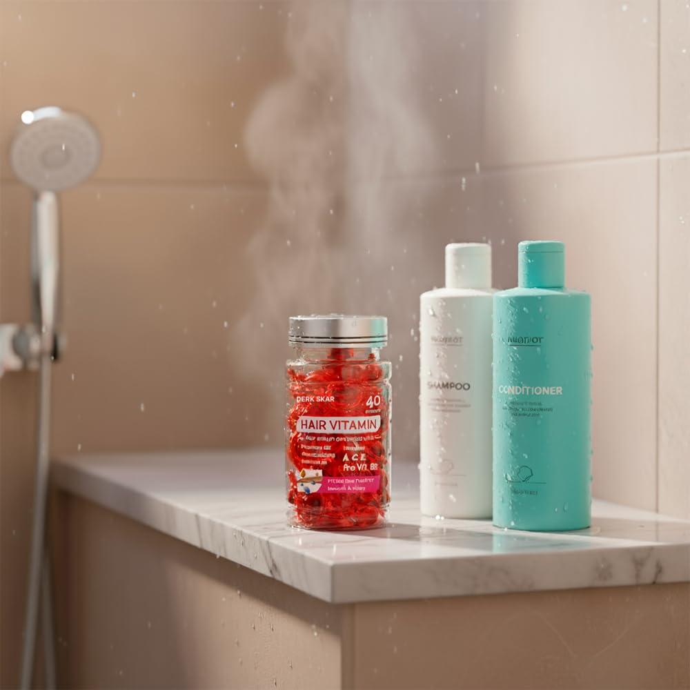 Suero para Cabello Sin Enjuague Marketer RH 40ml - Aceite de Argán, Macadamia y Aguacate