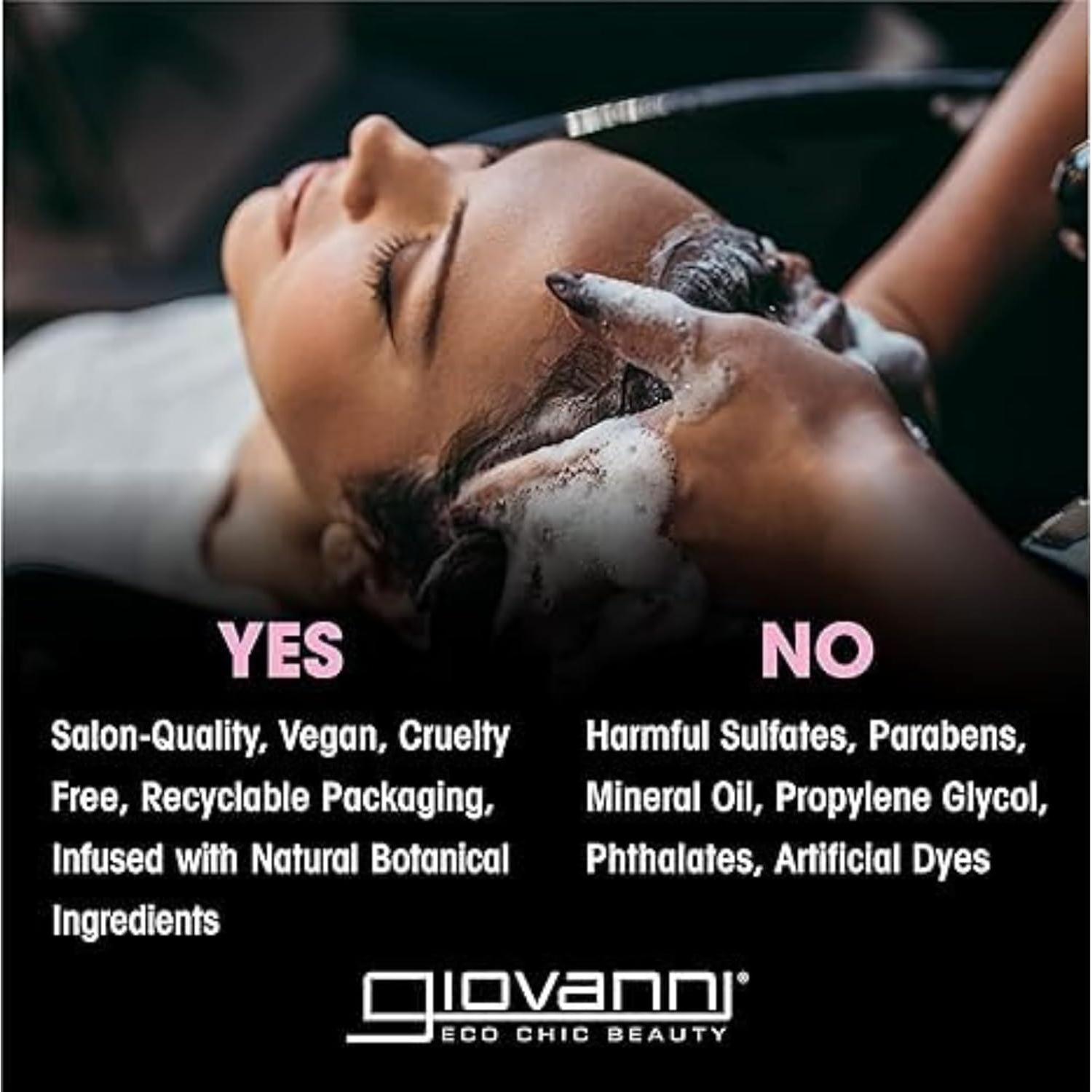 Suero Antifrizz GIOVANNI Eco Chic 81.65 ml - Brillo y Suavidad