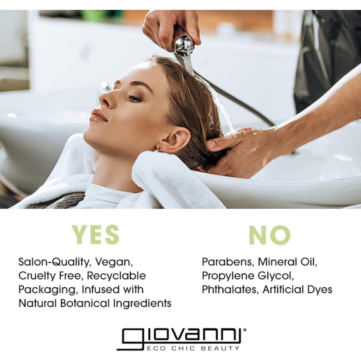 Suero Antifrizz GIOVANNI Eco Chic 77 g - Brillo y Suavidad