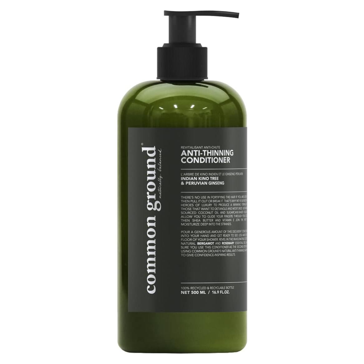 Acondicionador Natural Anti-Caída Common Ground 500ml Vegano